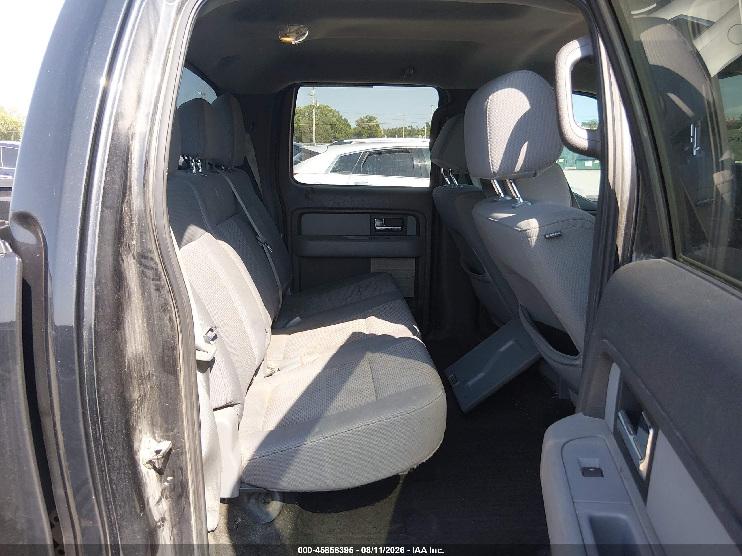 2012 Ford F-150 Xlt Black vin: 1FTFW1EF9CFB74727
