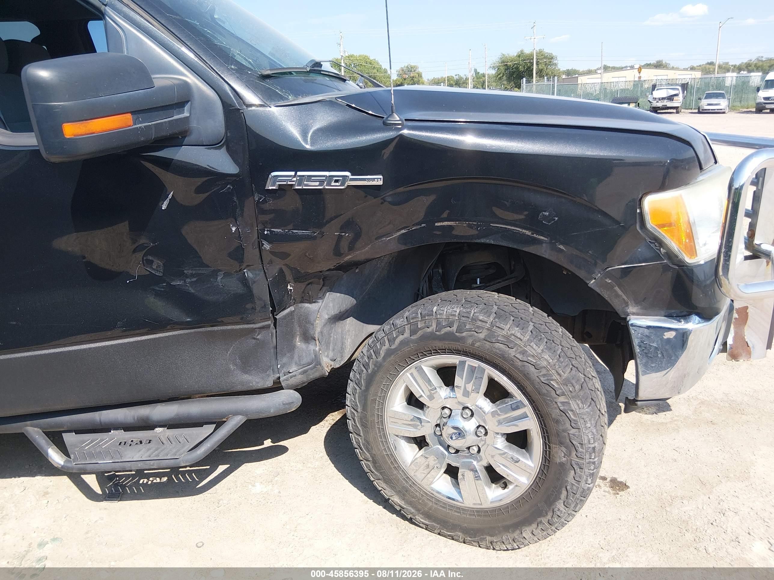 2012 Ford F-150 Xlt Black vin: 1FTFW1EF9CFB74727