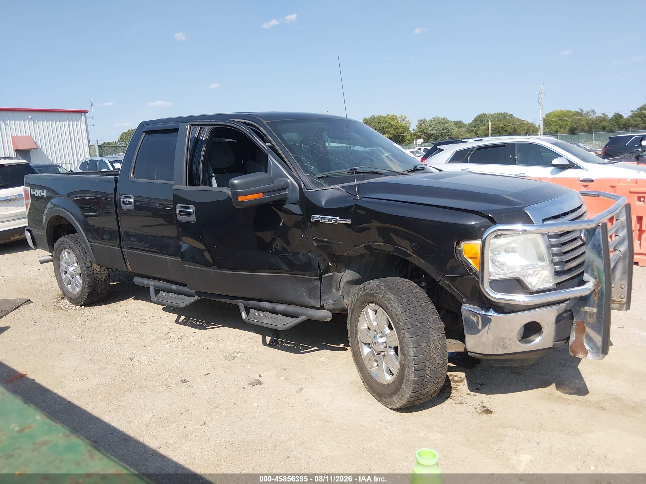 2012 Ford F-150 Xlt Black vin: 1FTFW1EF9CFB74727