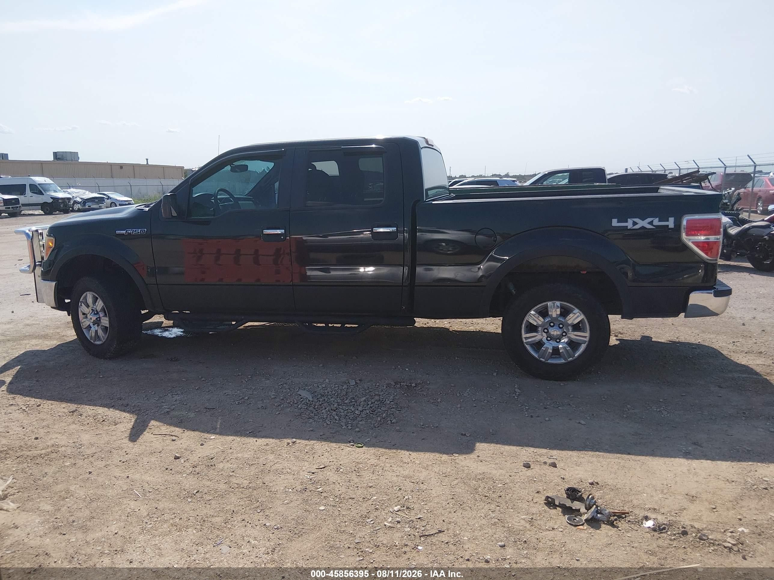 2012 Ford F-150 Xlt Black vin: 1FTFW1EF9CFB74727