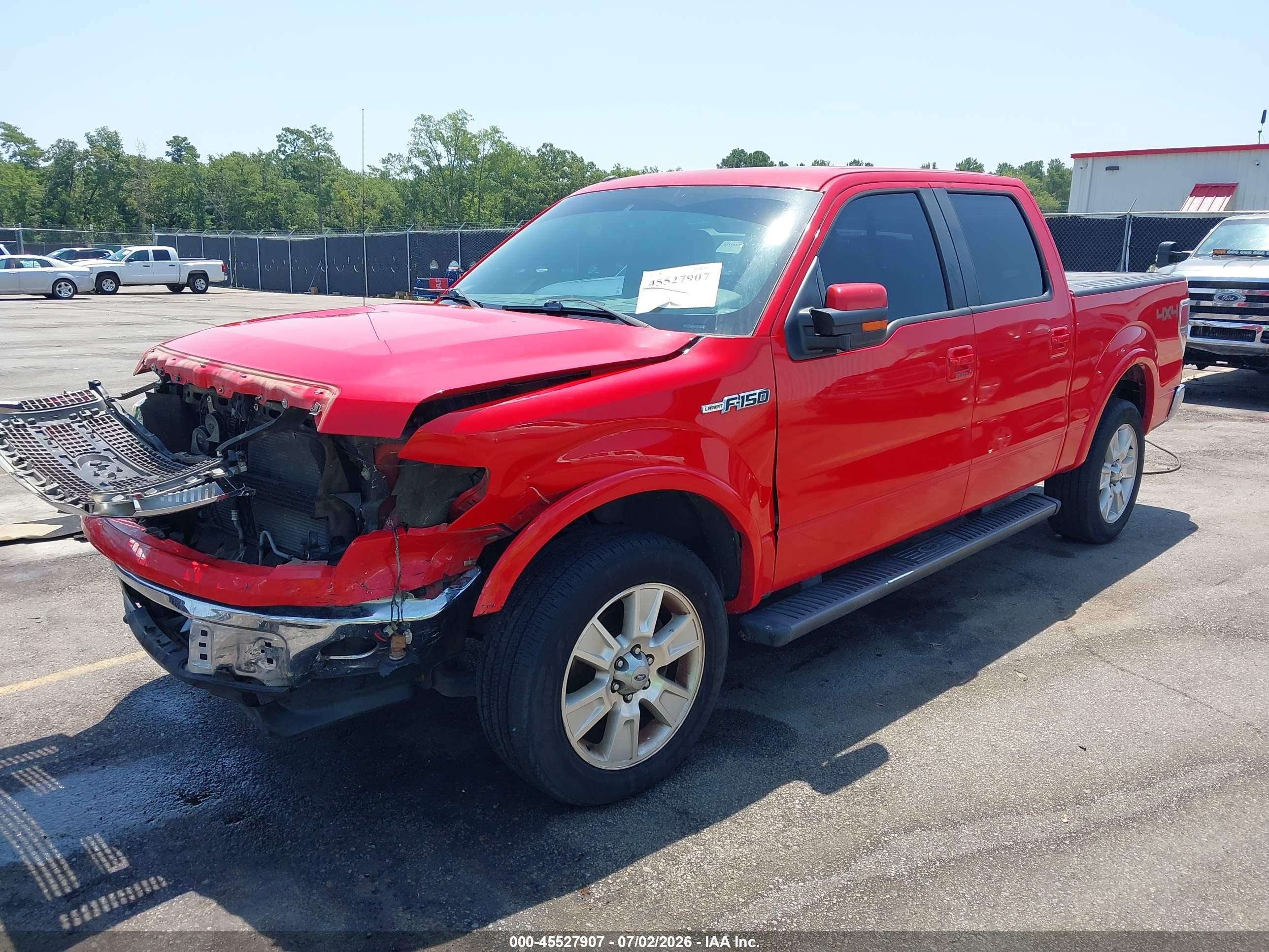 2012 Ford F-150 Fx4/king Ranch/lariat/platinum/xl/xlt Red vin: 1FTFW1EF9CFB98820
