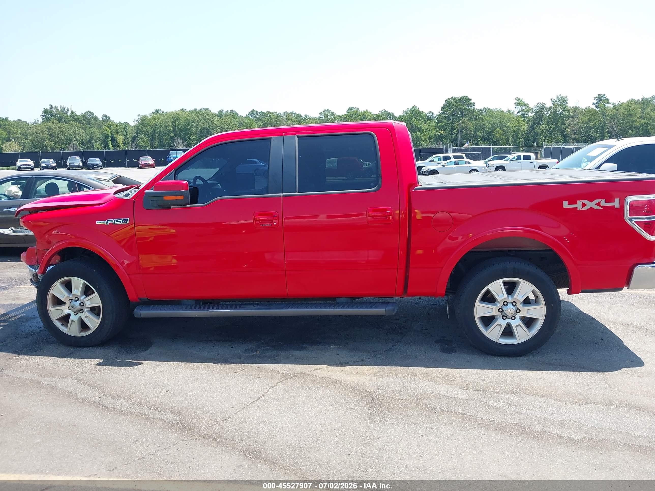 2012 Ford F-150 Fx4/king Ranch/lariat/platinum/xl/xlt Red vin: 1FTFW1EF9CFB98820