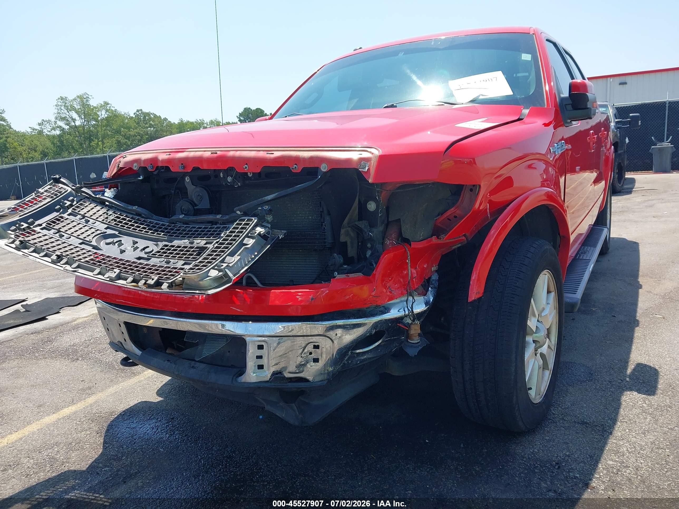 2012 Ford F-150 Fx4/king Ranch/lariat/platinum/xl/xlt Red vin: 1FTFW1EF9CFB98820