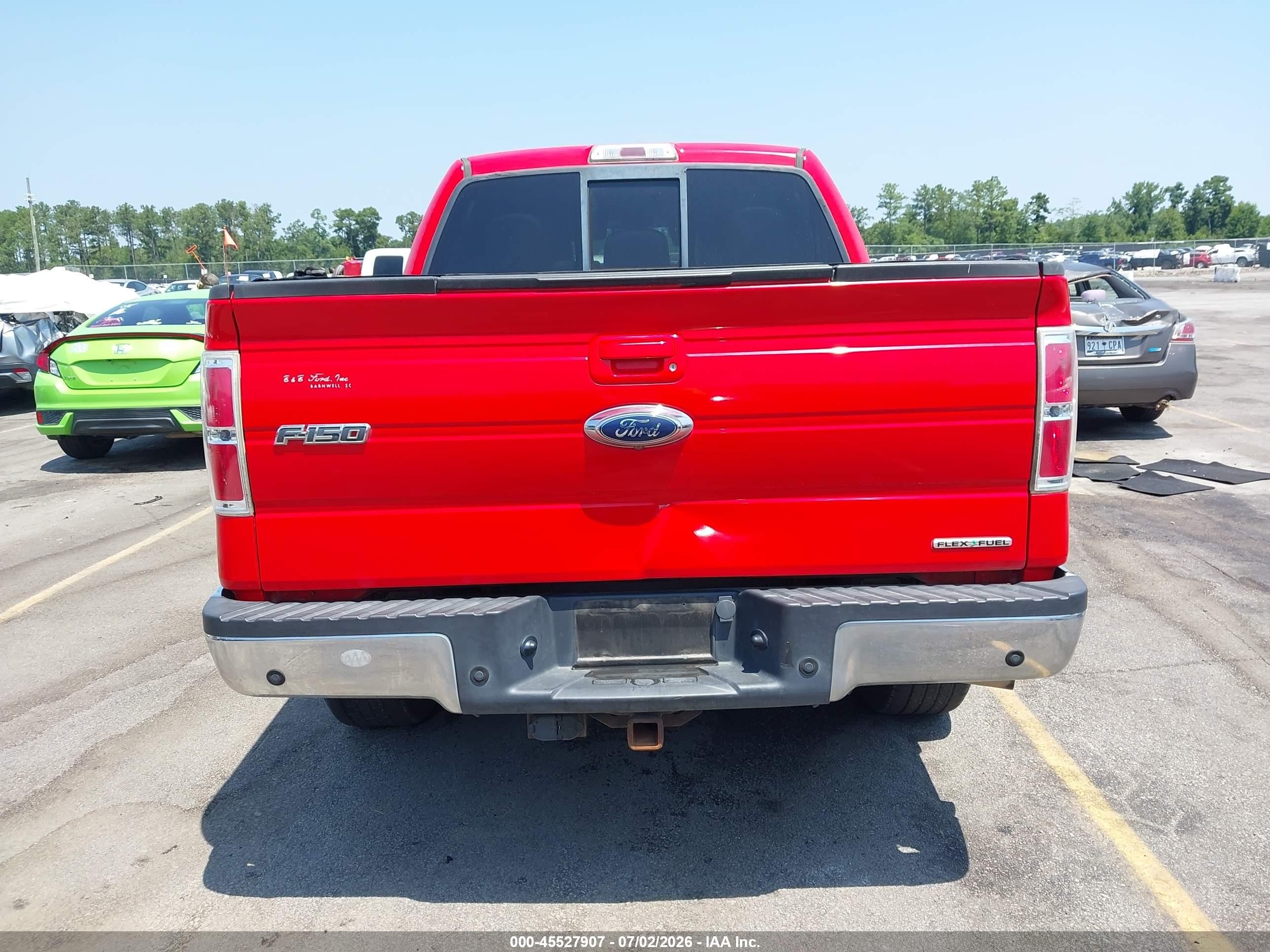 2012 Ford F-150 Fx4/king Ranch/lariat/platinum/xl/xlt Red vin: 1FTFW1EF9CFB98820