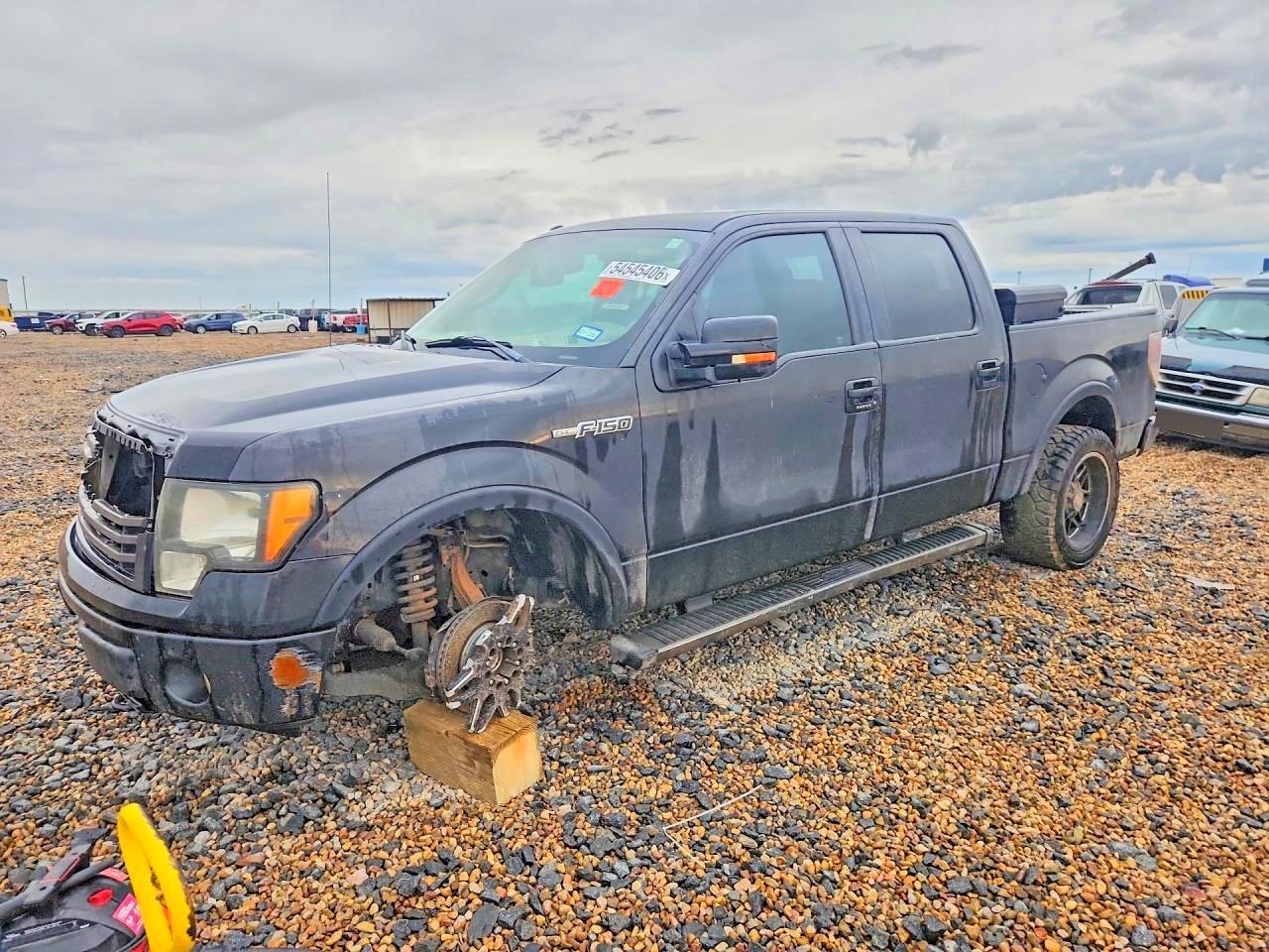 2012 Ford F150 Supercrew Черный vin: 1FTFW1EF9CFC40256