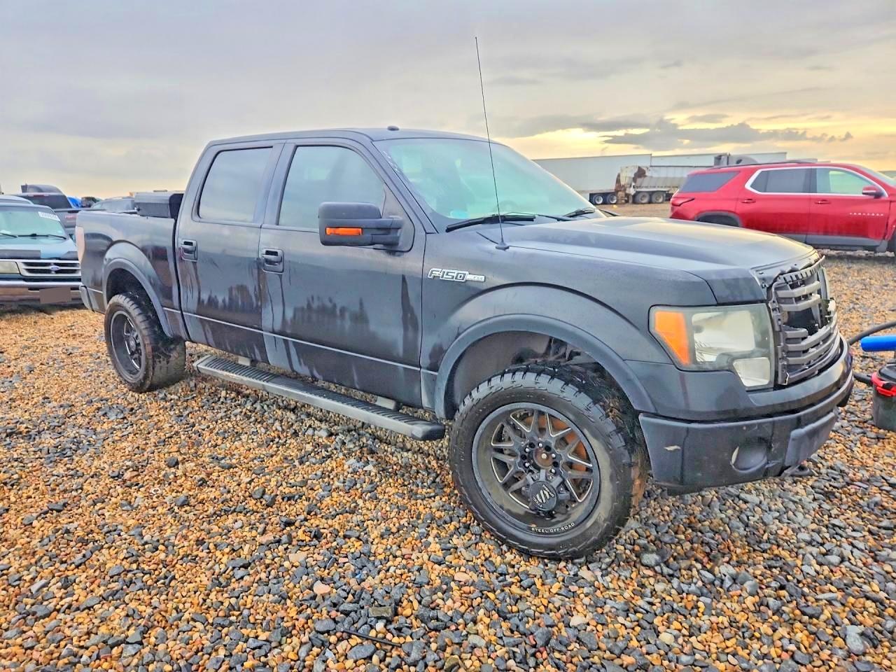 2012 Ford F150 Supercrew Black vin: 1FTFW1EF9CFC40256