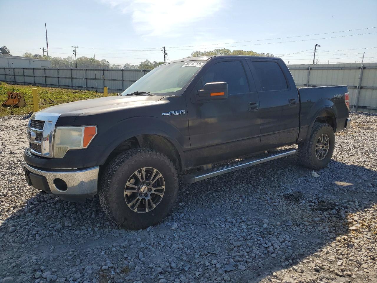2012 Ford F150 Supercrew Black vin: 1FTFW1EF9CFC47501