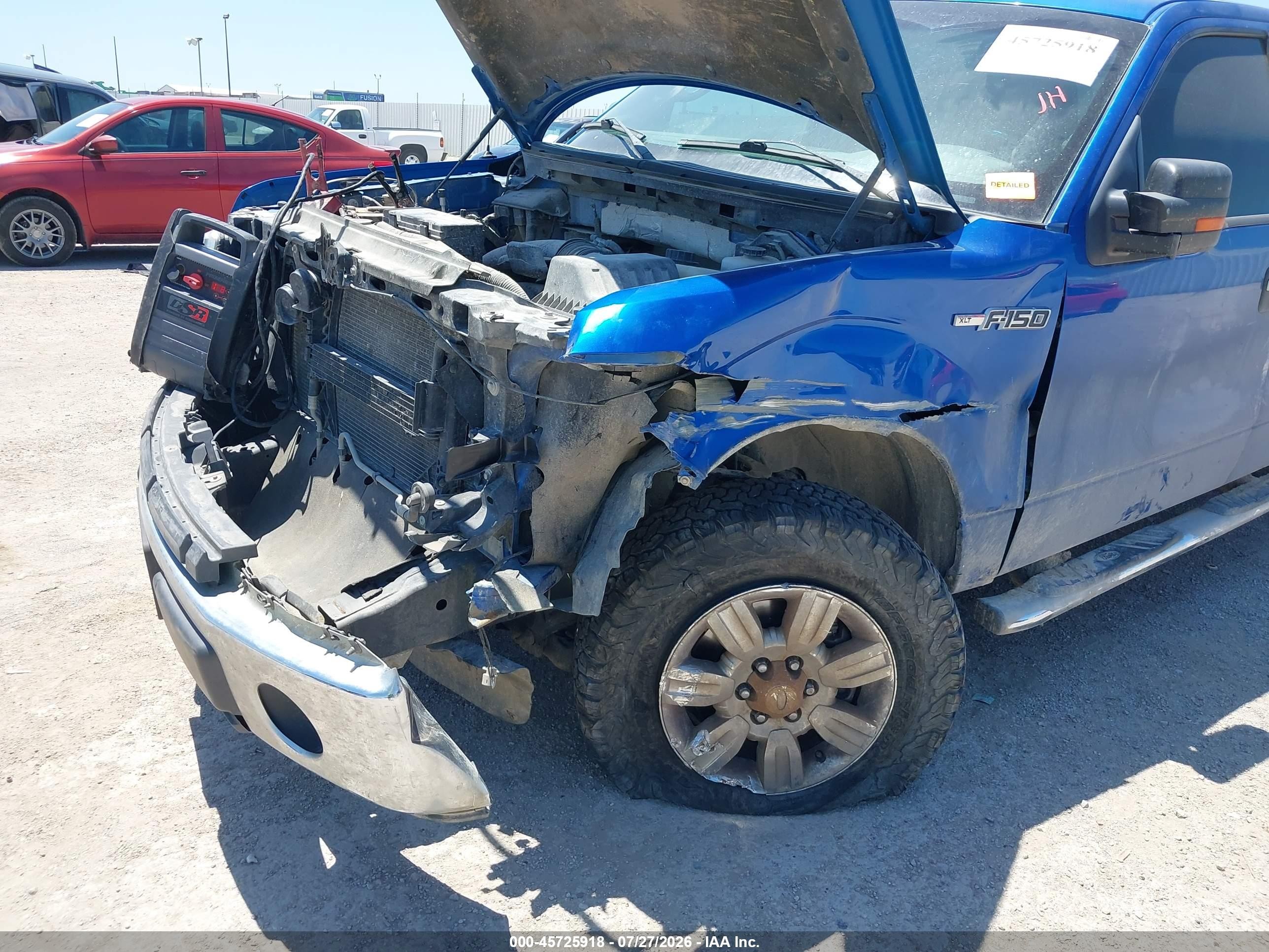 2012 Ford F-150 Xlt Blue vin: 1FTFW1EF9CFC93846