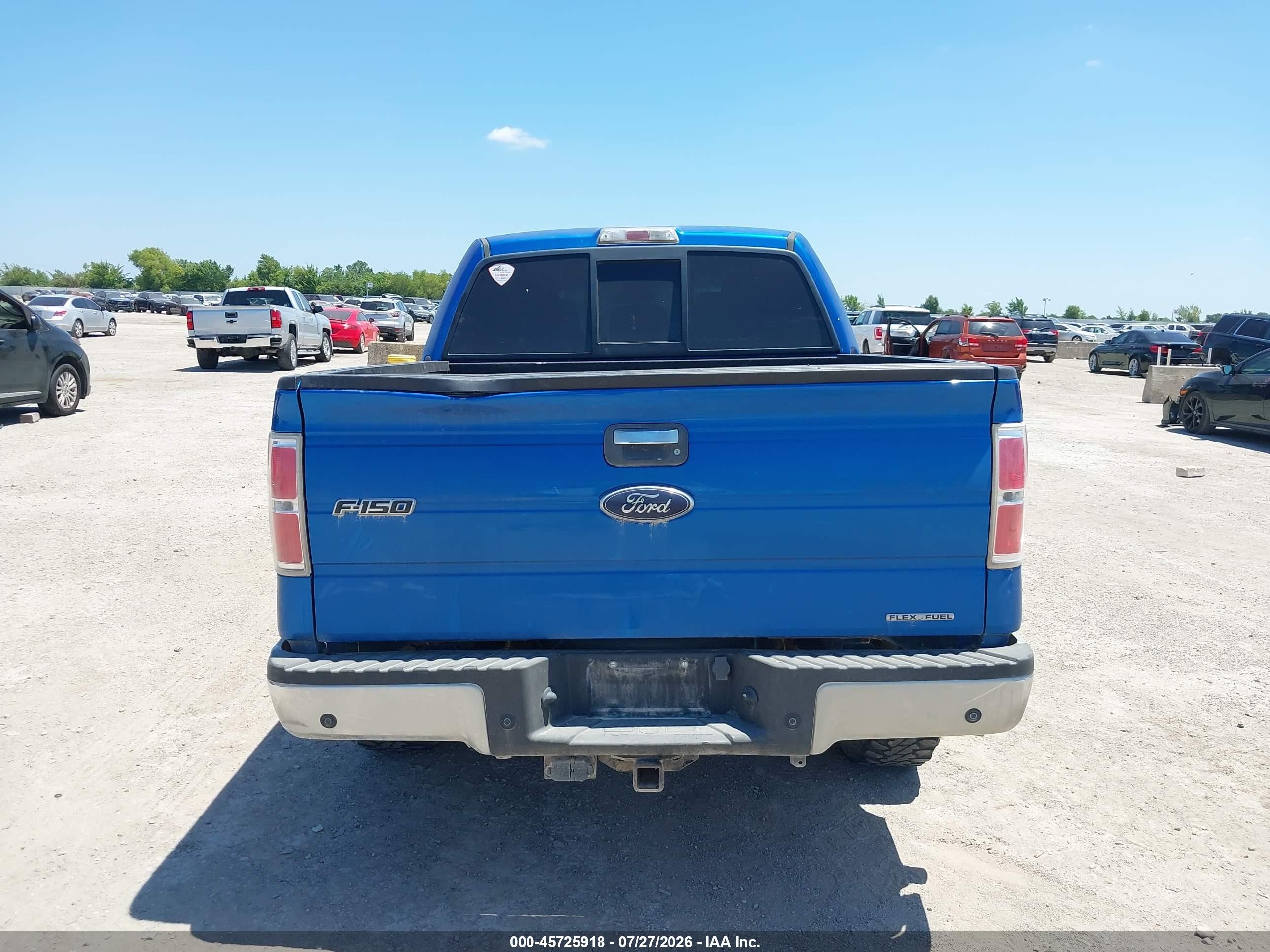 2012 Ford F-150 Xlt Blue vin: 1FTFW1EF9CFC93846