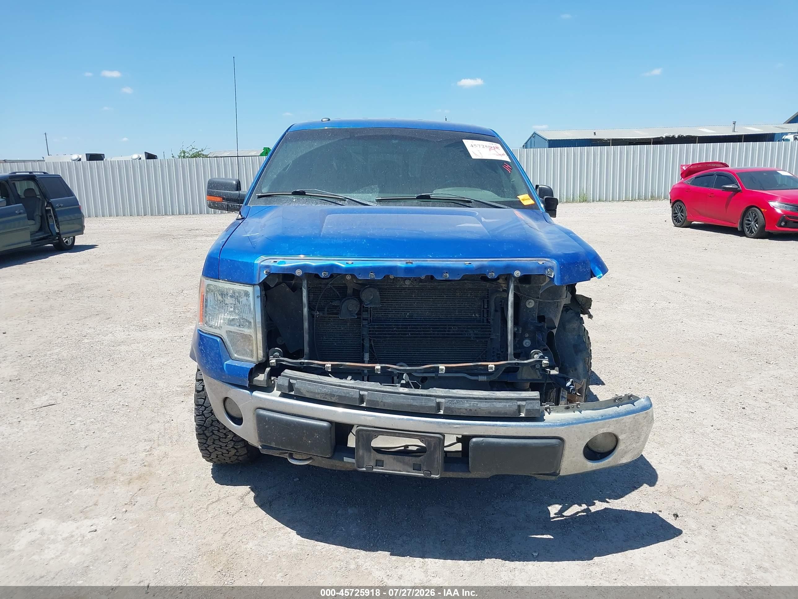 2012 Ford F-150 Xlt Blue vin: 1FTFW1EF9CFC93846
