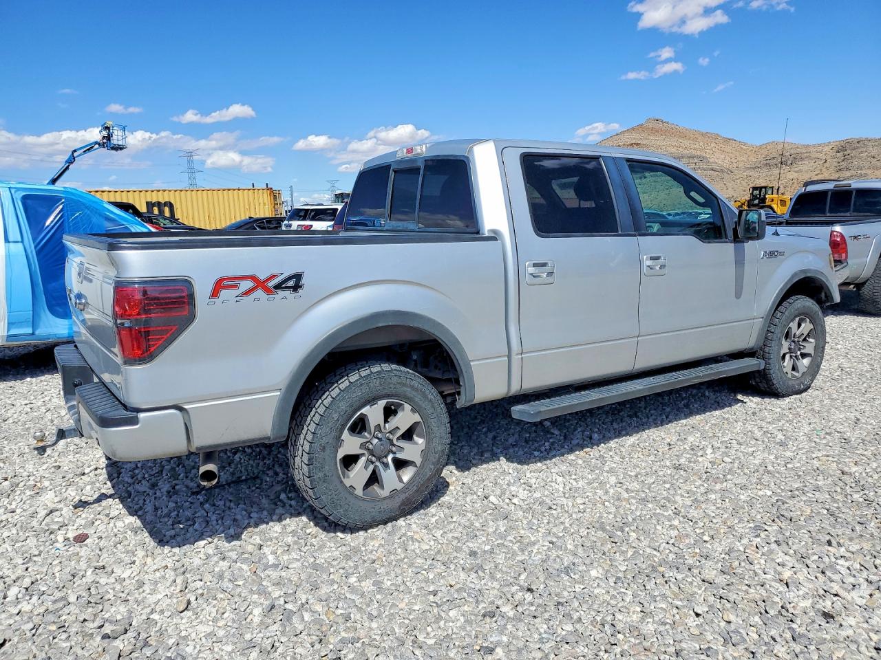 2012 Ford F150 Supercrew Silver vin: 1FTFW1EF9CFD08054