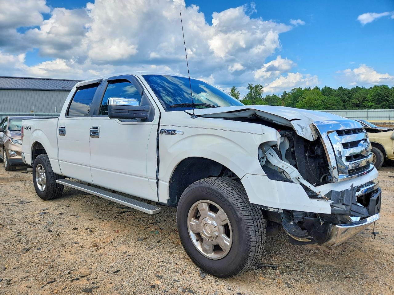 2012 Ford F150 Supercrew White vin: 1FTFW1EF9CKD11477
