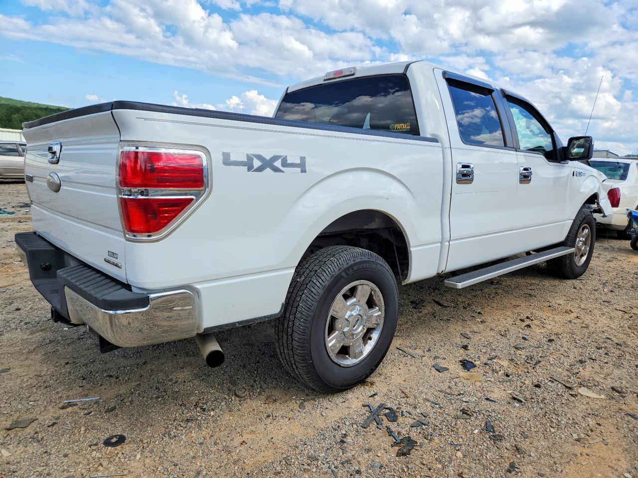 2012 Ford F150 Supercrew White vin: 1FTFW1EF9CKD11477