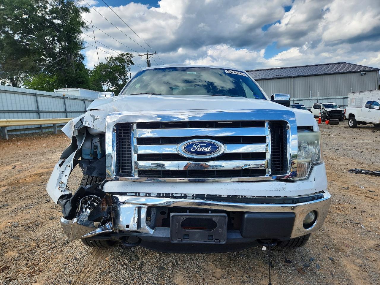2012 Ford F150 Supercrew White vin: 1FTFW1EF9CKD11477