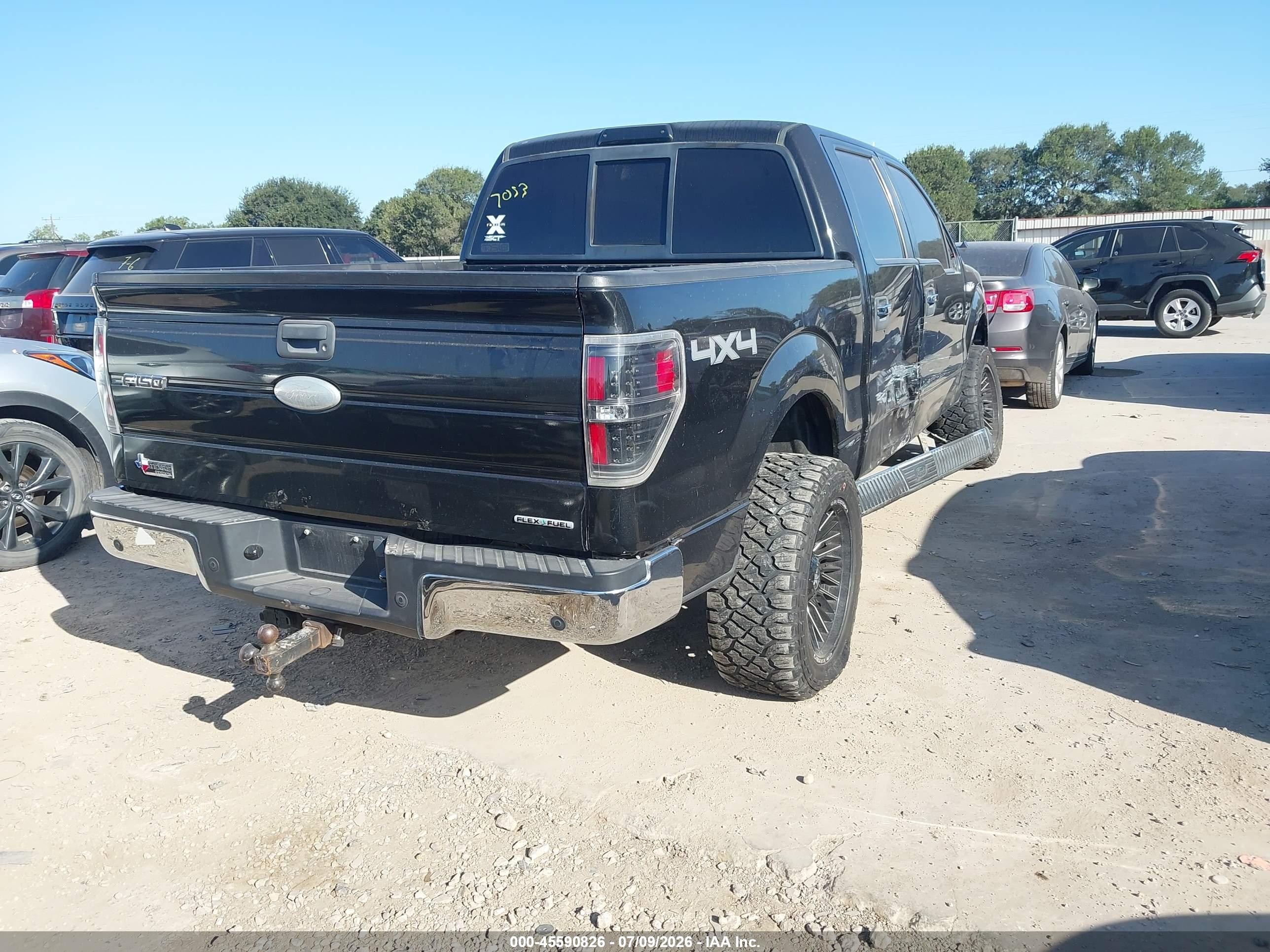2012 Ford F-150 Xlt Black vin: 1FTFW1EF9CKD17053