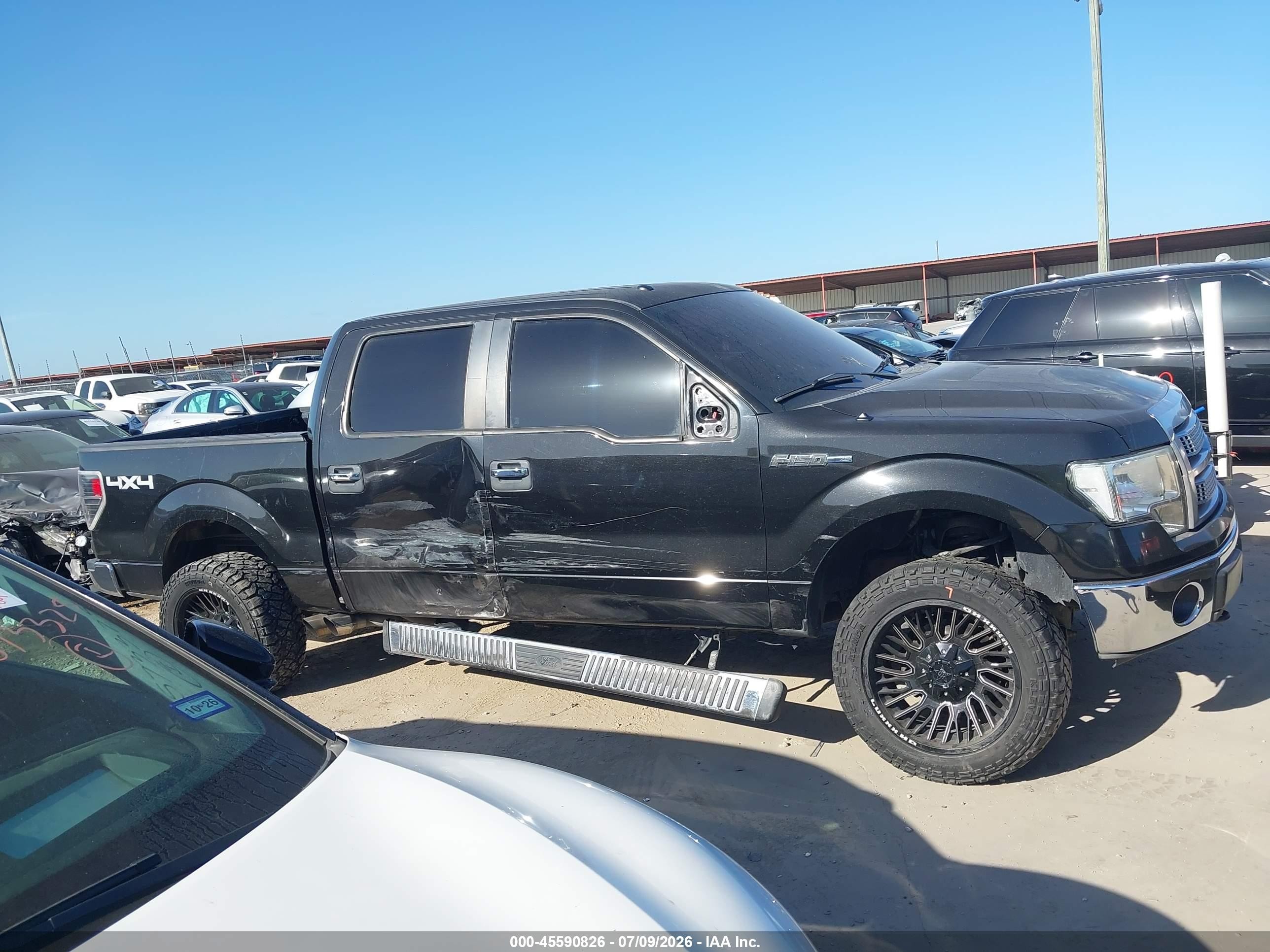 2012 Ford F-150 Xlt Black vin: 1FTFW1EF9CKD17053