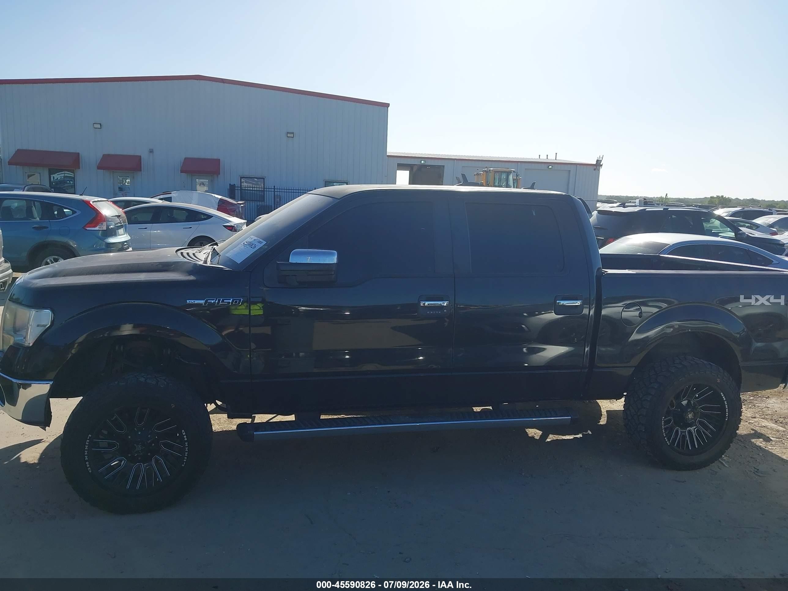 2012 Ford F-150 Xlt Black vin: 1FTFW1EF9CKD17053