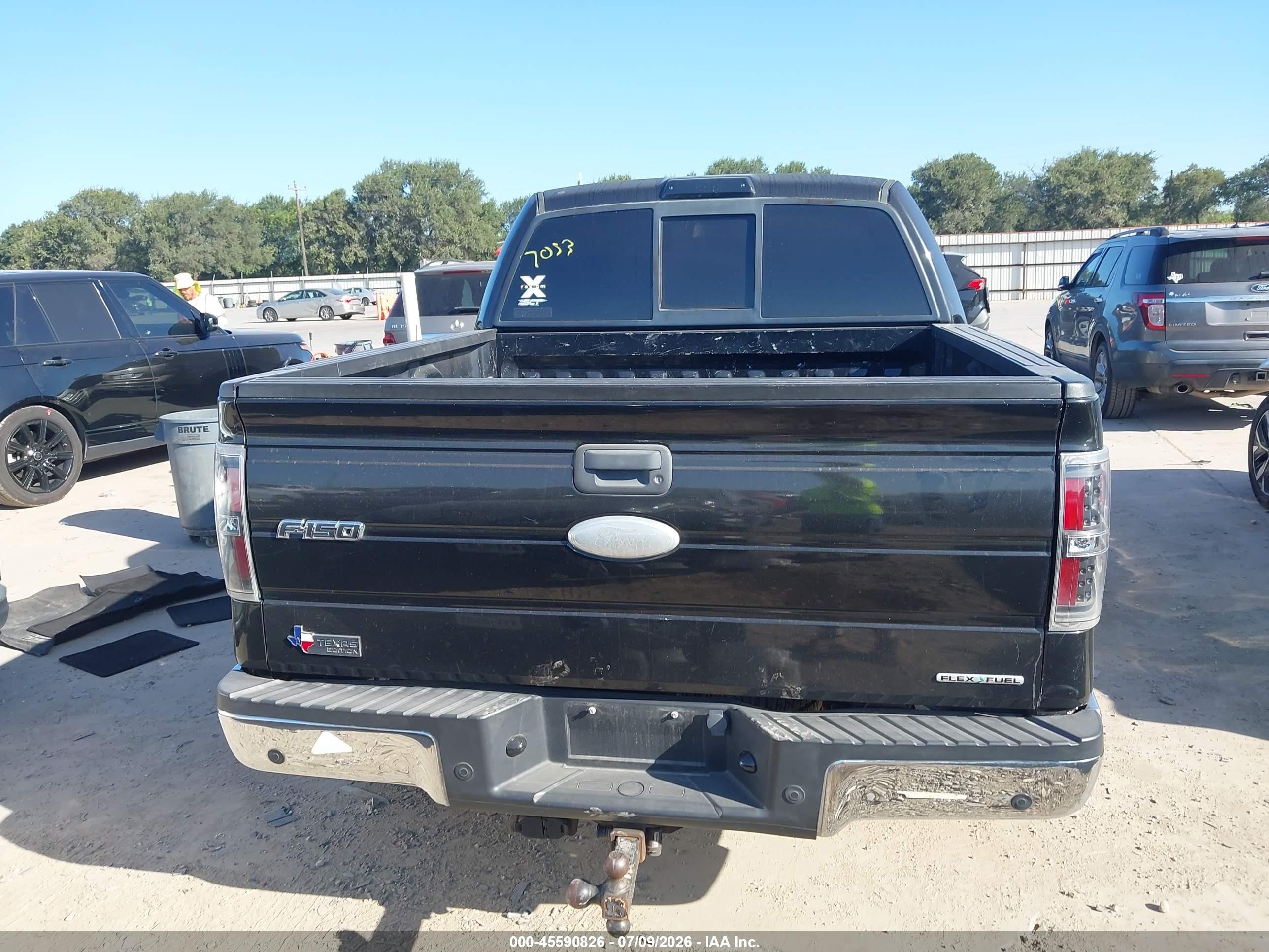 2012 Ford F-150 Xlt Black vin: 1FTFW1EF9CKD17053