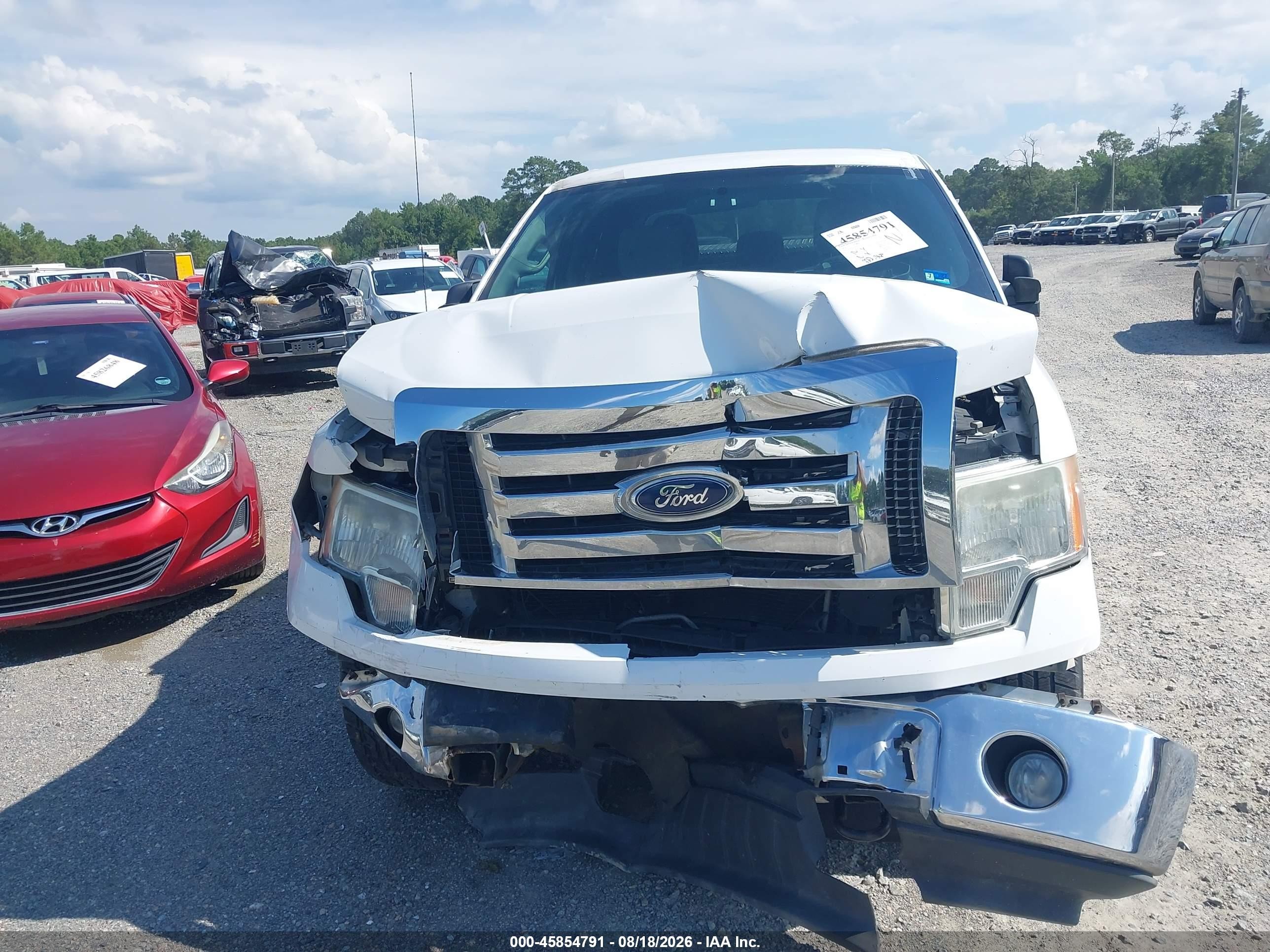 2012 Ford F-150 Xlt White vin: 1FTFW1EF9CKD17425