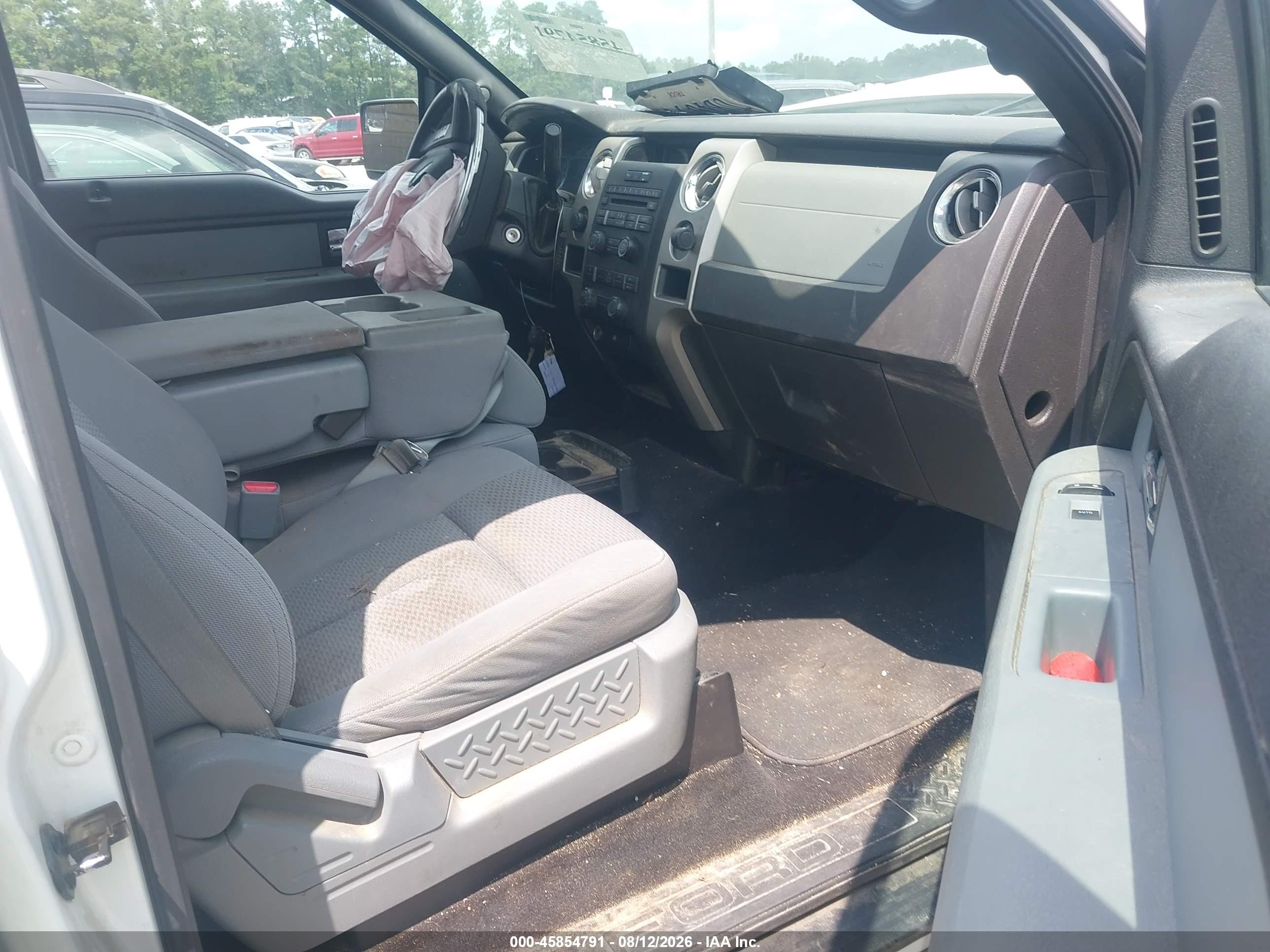 2012 Ford F-150 Xlt White vin: 1FTFW1EF9CKD17425