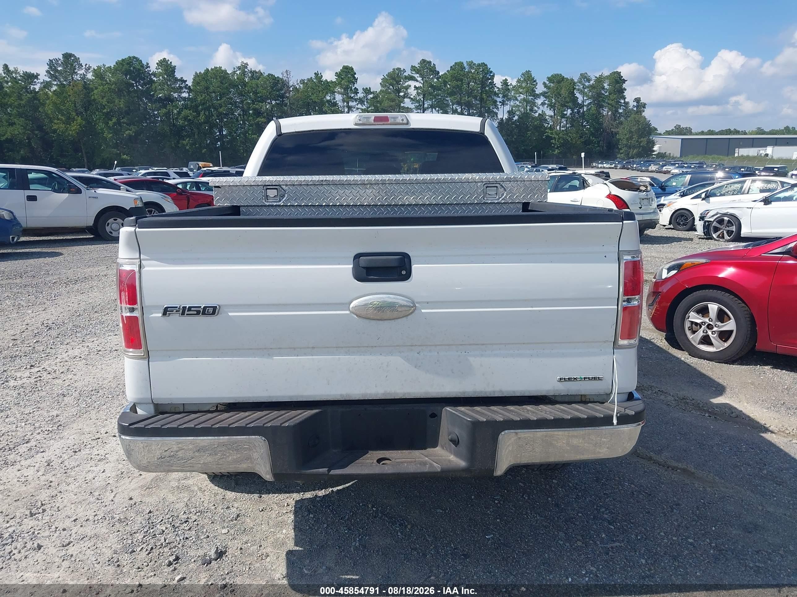 2012 Ford F-150 Xlt White vin: 1FTFW1EF9CKD17425