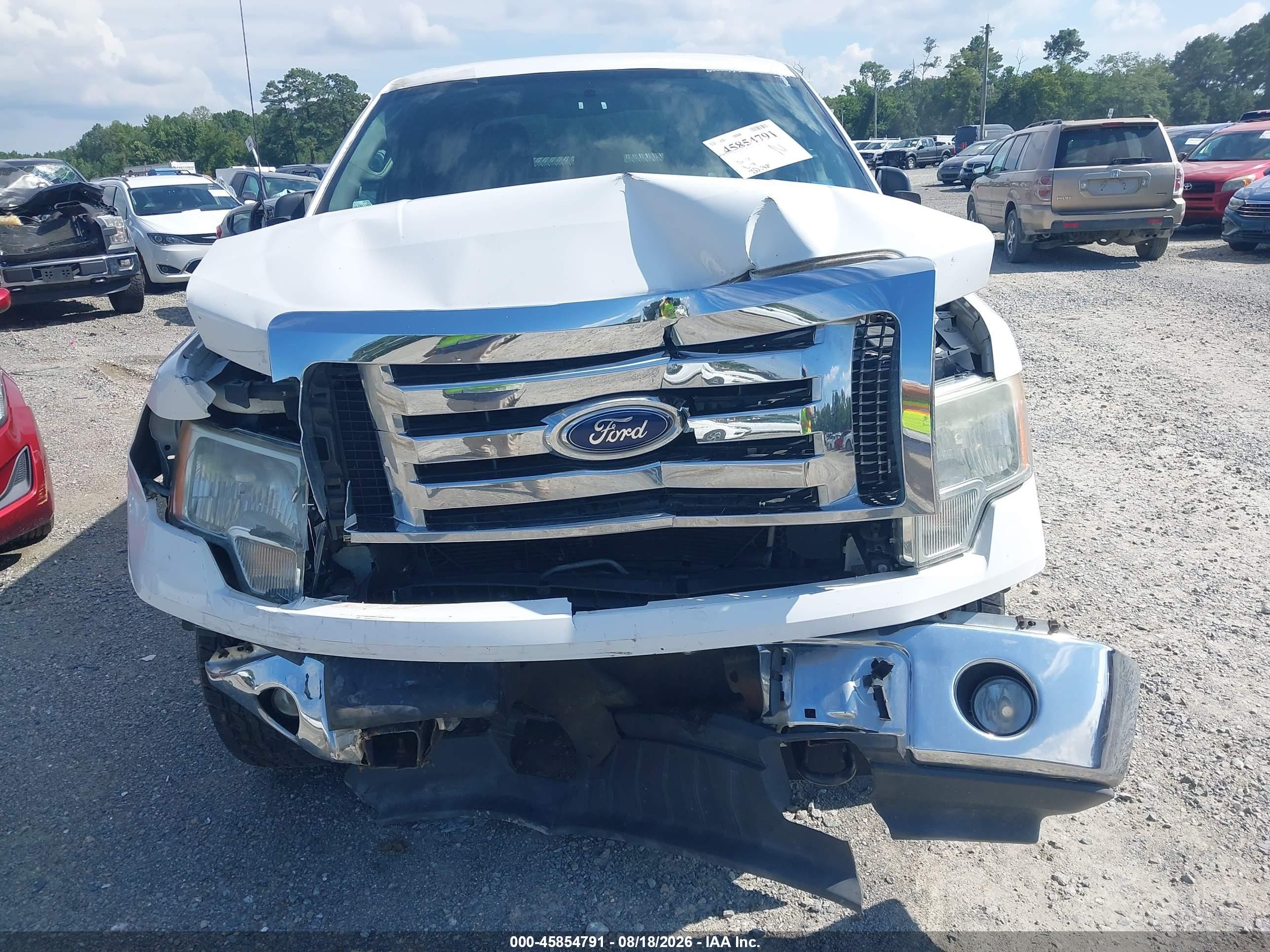 2012 Ford F-150 Xlt White vin: 1FTFW1EF9CKD17425