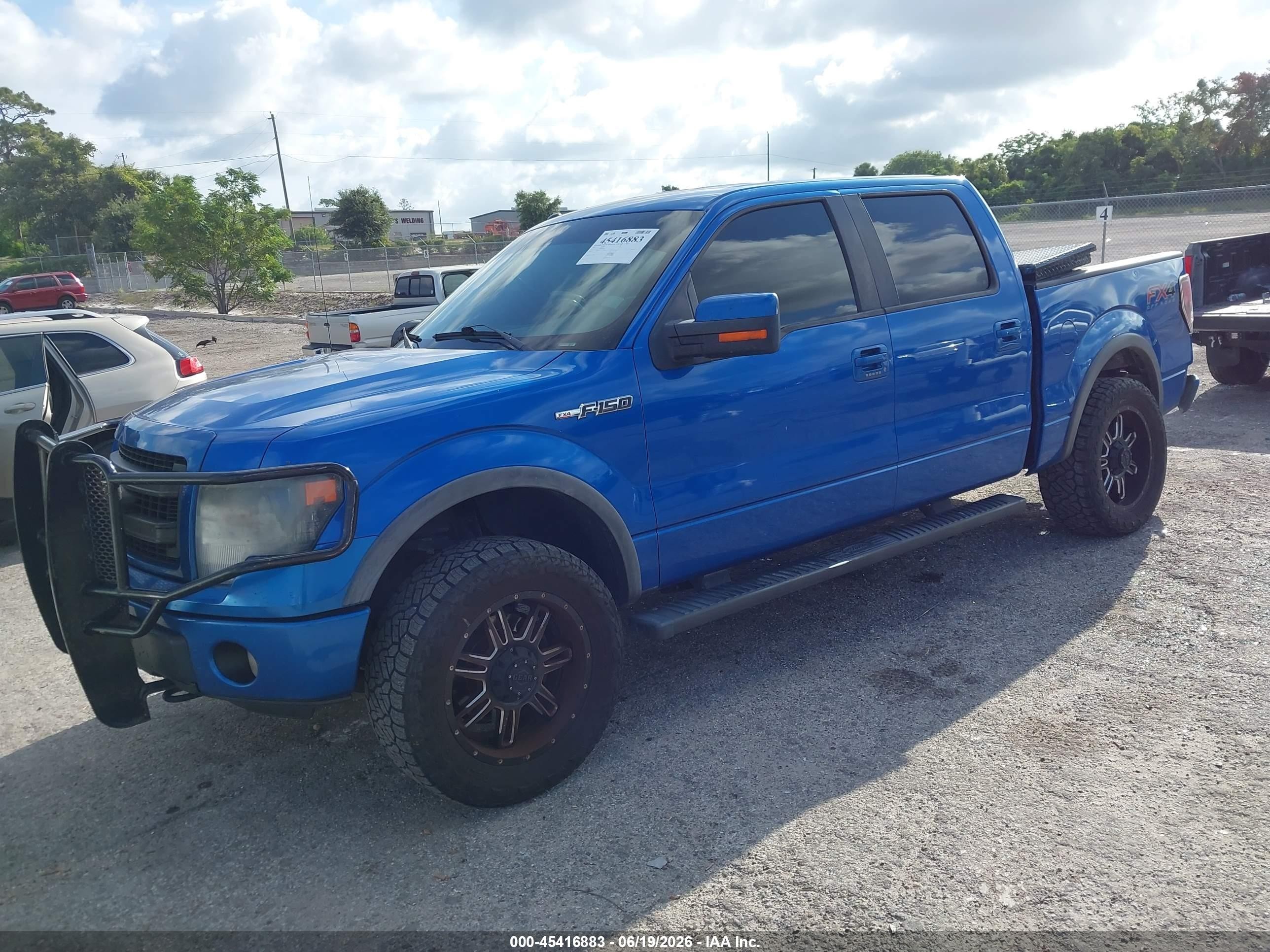 2013 Ford F-150 Fx4/king Ranch/lariat/platinum/xl/xlt Blue vin: 1FTFW1EF9DFA01162
