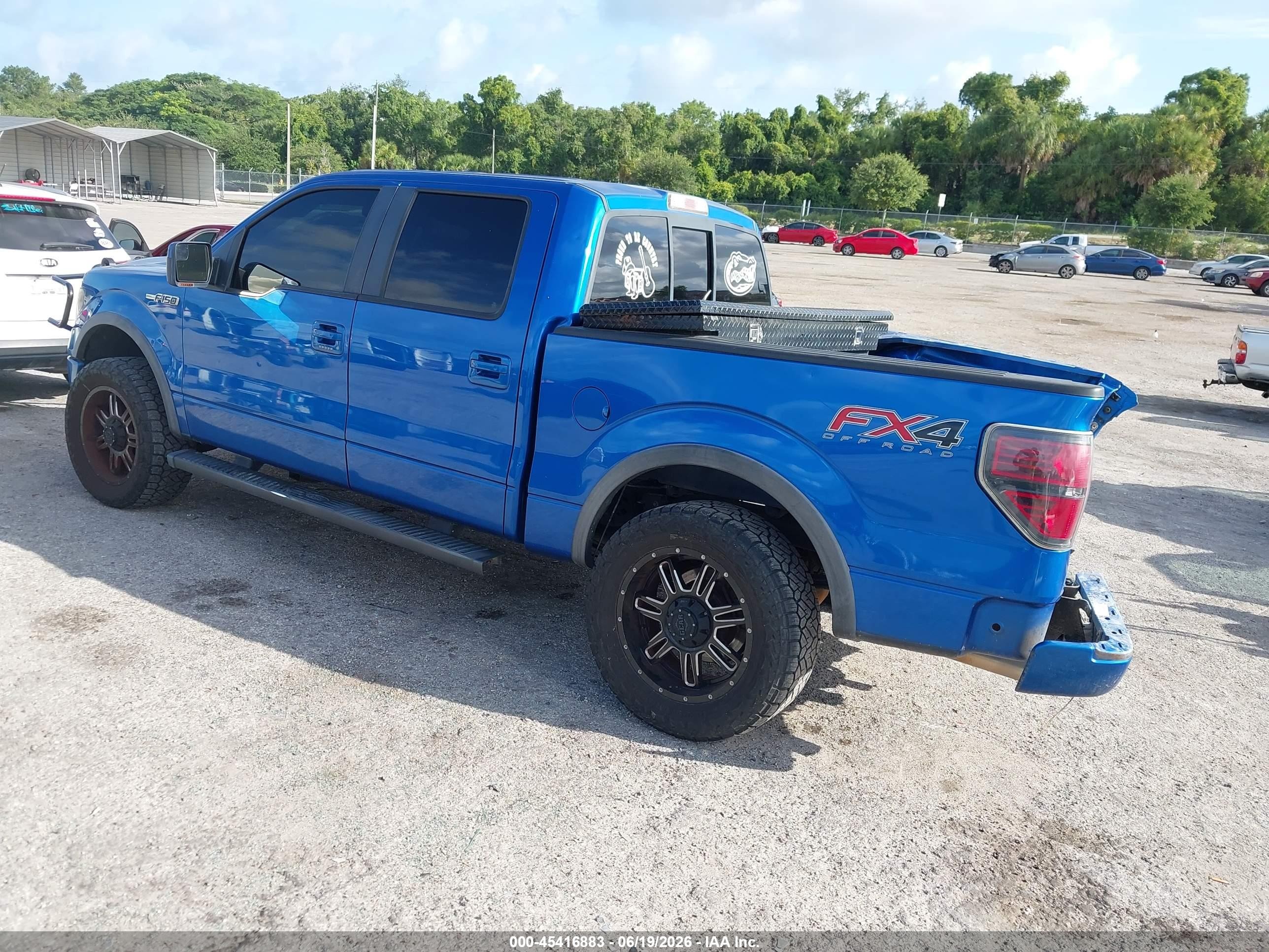 2013 Ford F-150 Fx4/king Ranch/lariat/platinum/xl/xlt Blue vin: 1FTFW1EF9DFA01162