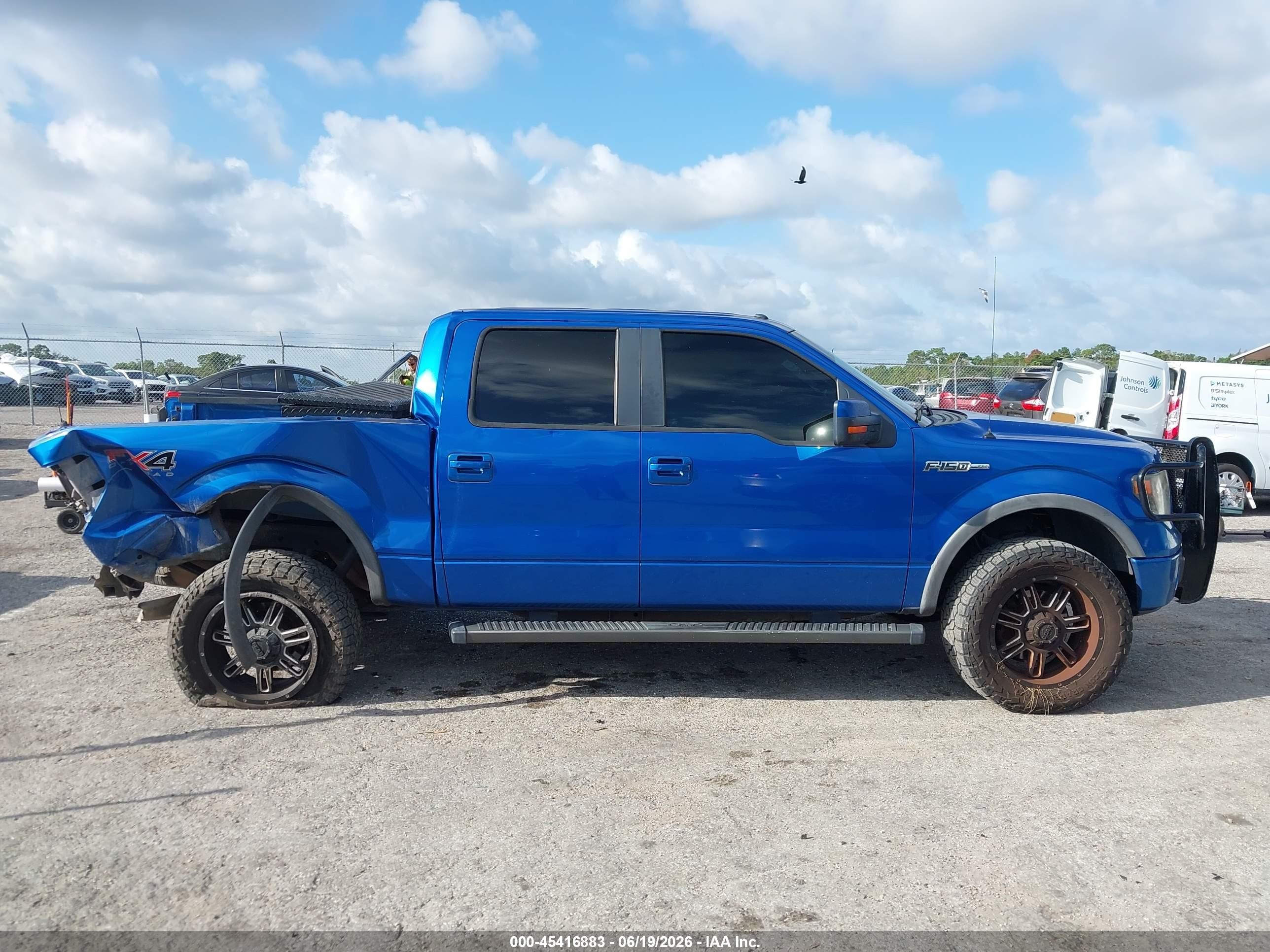2013 Ford F-150 Fx4/king Ranch/lariat/platinum/xl/xlt Blue vin: 1FTFW1EF9DFA01162