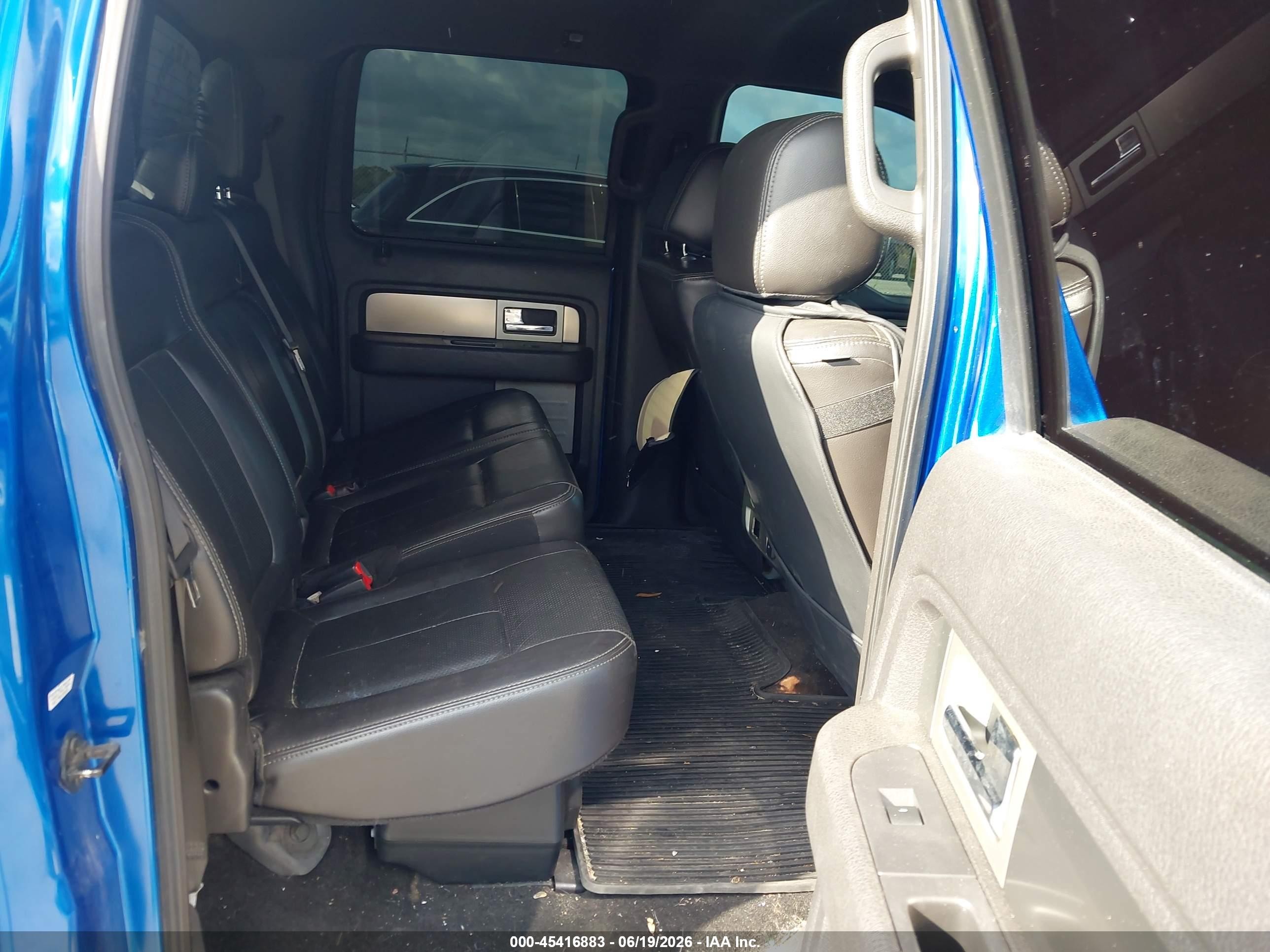 2013 Ford F-150 Fx4/king Ranch/lariat/platinum/xl/xlt Blue vin: 1FTFW1EF9DFA01162