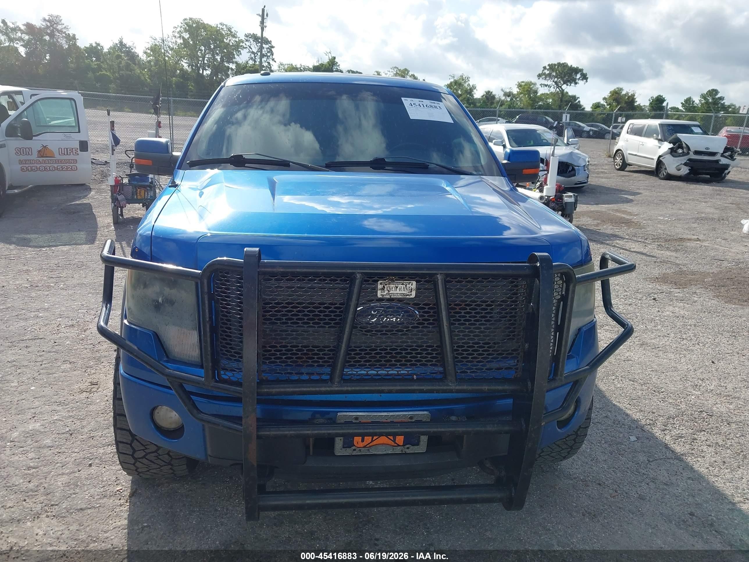 2013 Ford F-150 Fx4/king Ranch/lariat/platinum/xl/xlt Blue vin: 1FTFW1EF9DFA01162