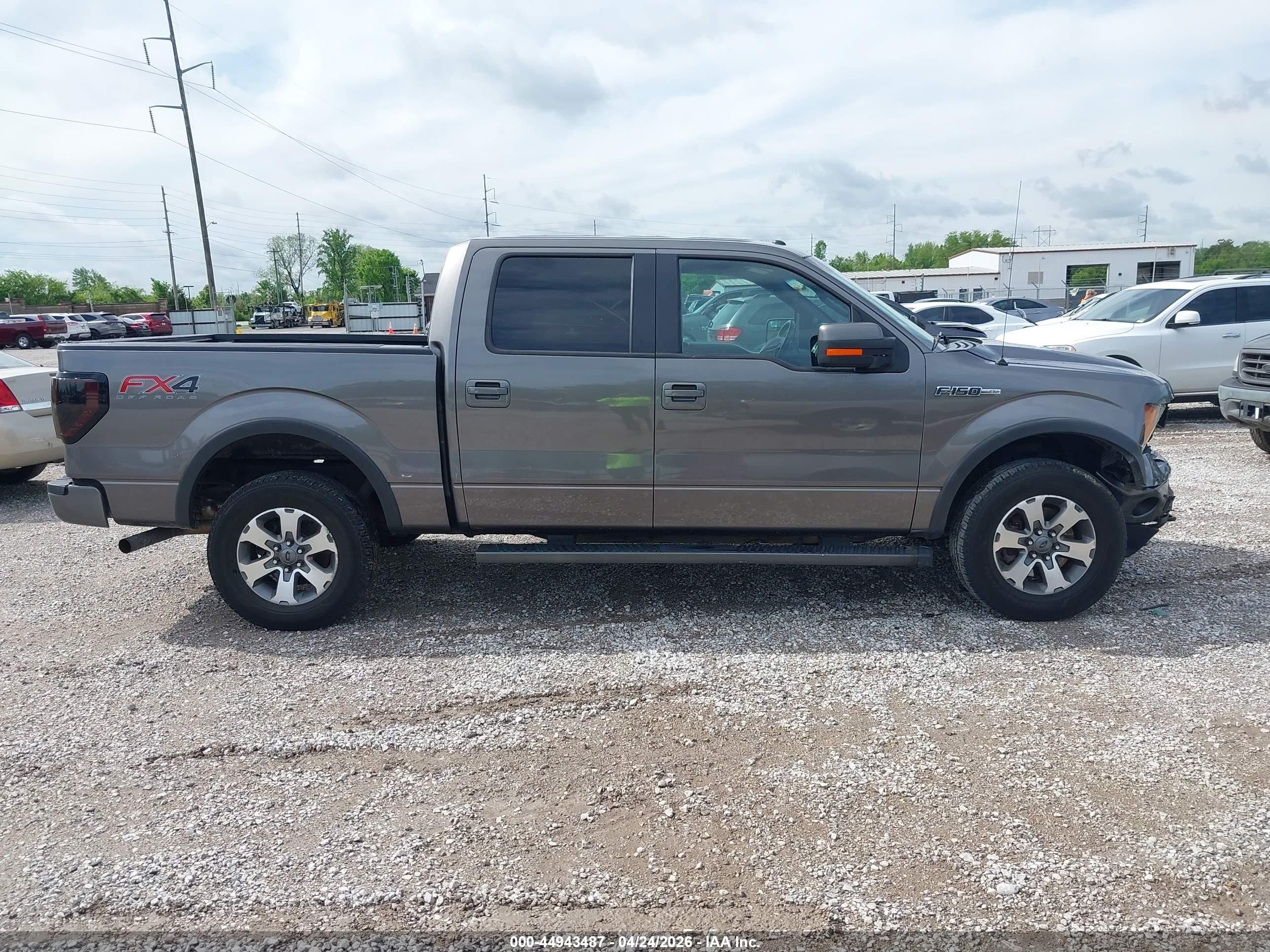 2013 Ford F-150 Fx4 Gray vin: 1FTFW1EF9DFA51852