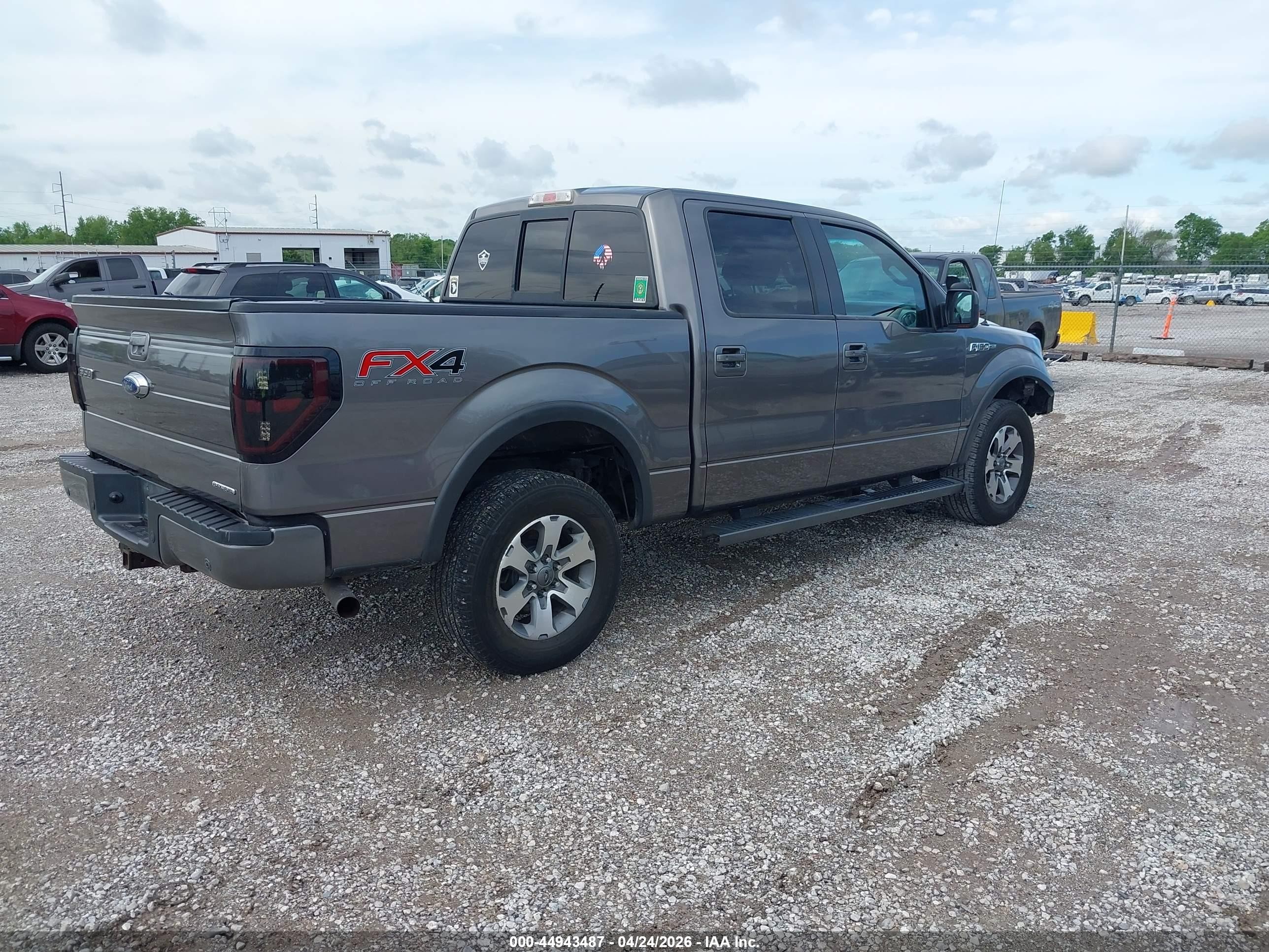 2013 Ford F-150 Fx4 Gray vin: 1FTFW1EF9DFA51852