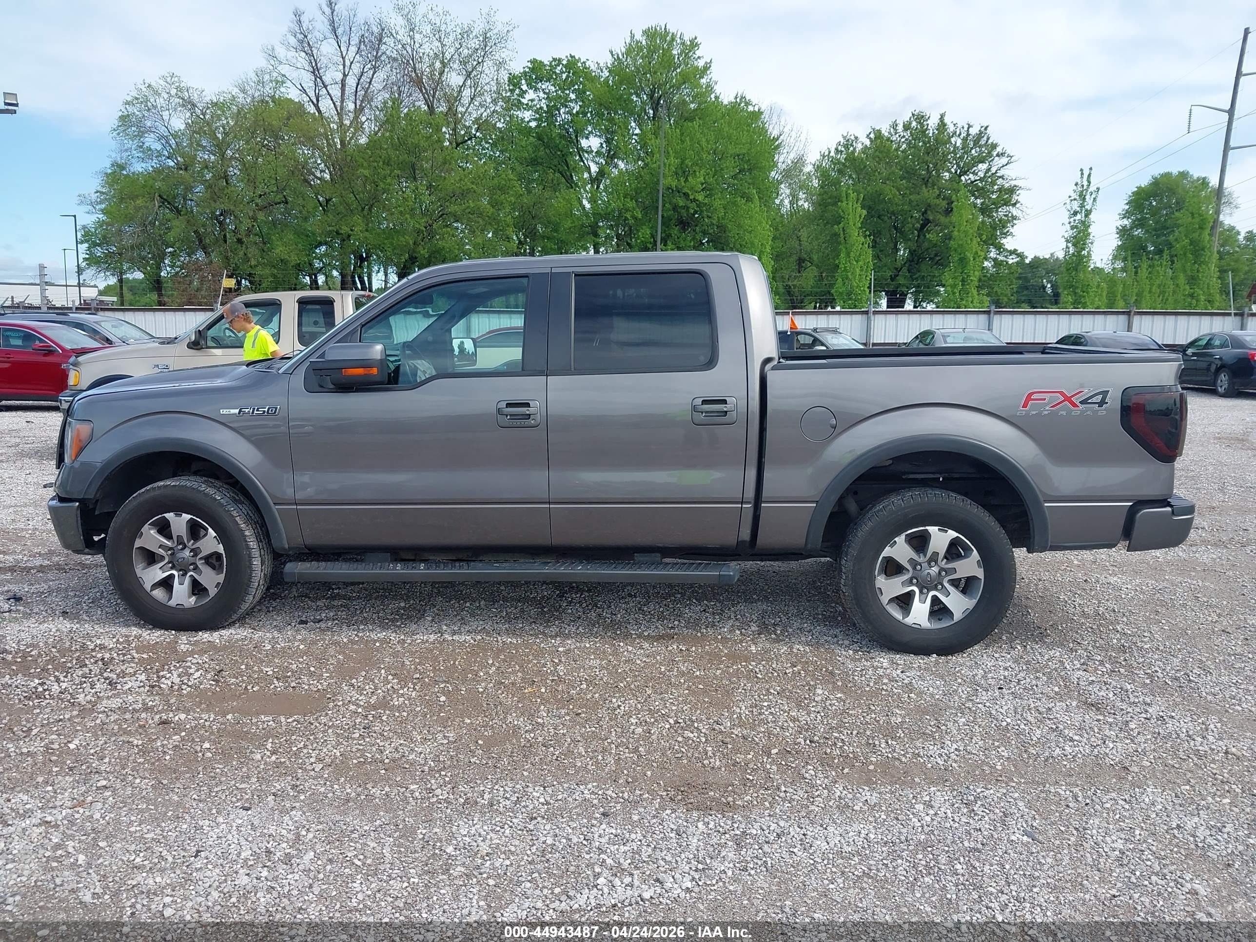 2013 Ford F-150 Fx4 Gray vin: 1FTFW1EF9DFA51852