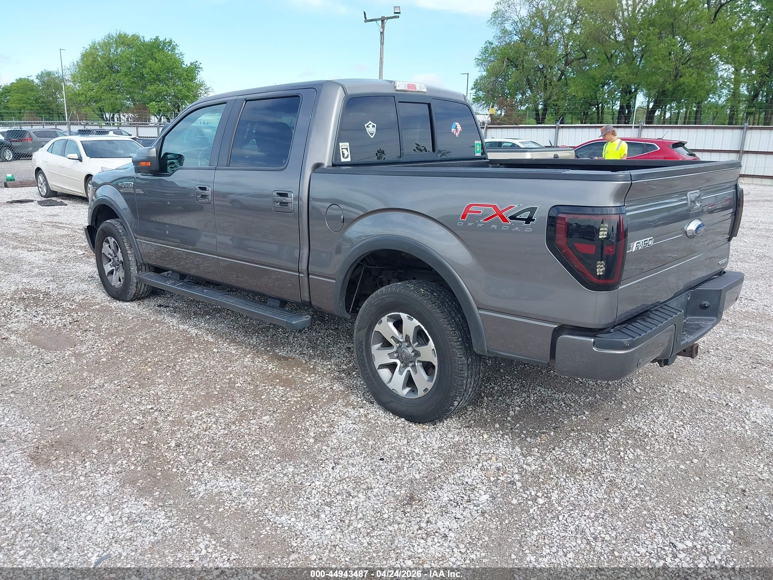 2013 Ford F-150 Fx4 Gray vin: 1FTFW1EF9DFA51852