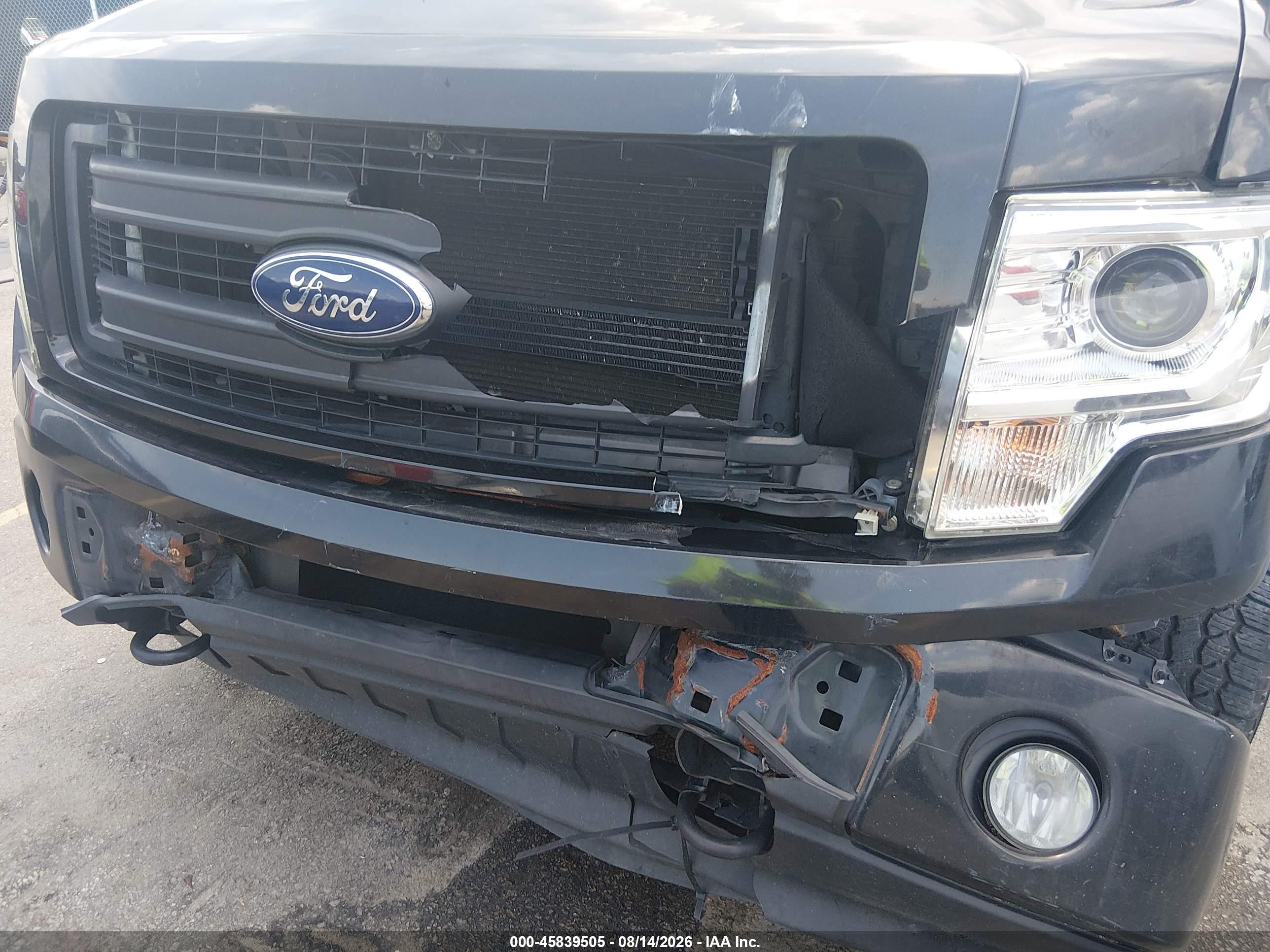 2013 Ford F-150 Fx4 Black vin: 1FTFW1EF9DFA85998