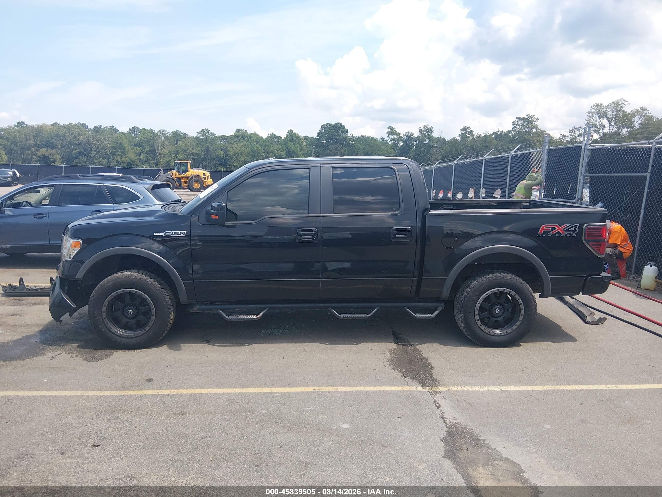 2013 Ford F-150 Fx4 Black vin: 1FTFW1EF9DFA85998