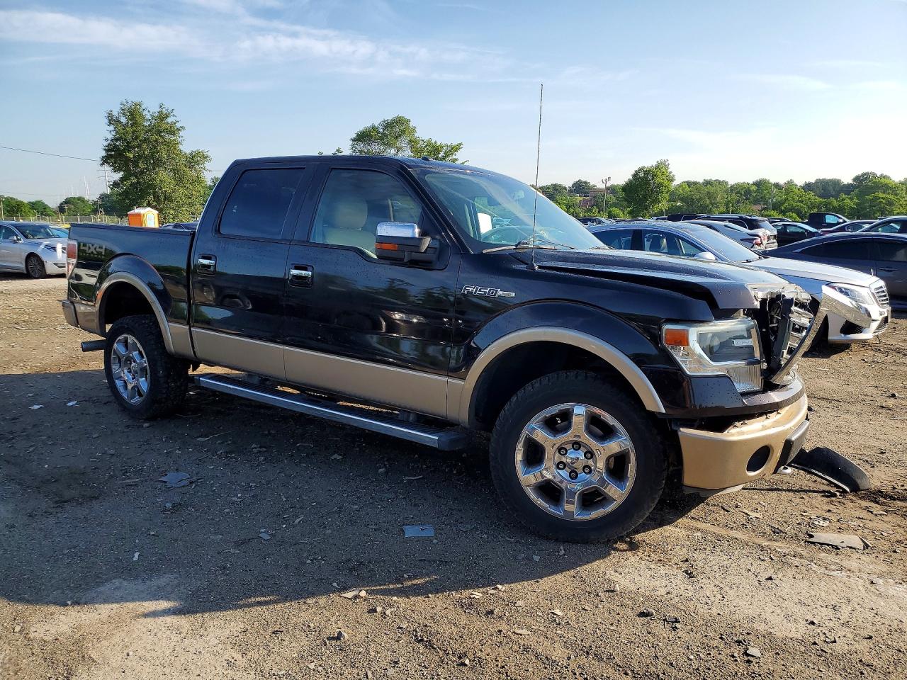 2013 Ford F150 Supercrew Brown vin: 1FTFW1EF9DFB74180