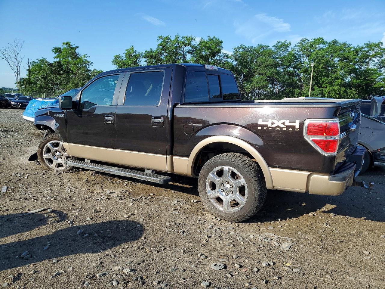 2013 Ford F150 Supercrew Brown vin: 1FTFW1EF9DFB74180