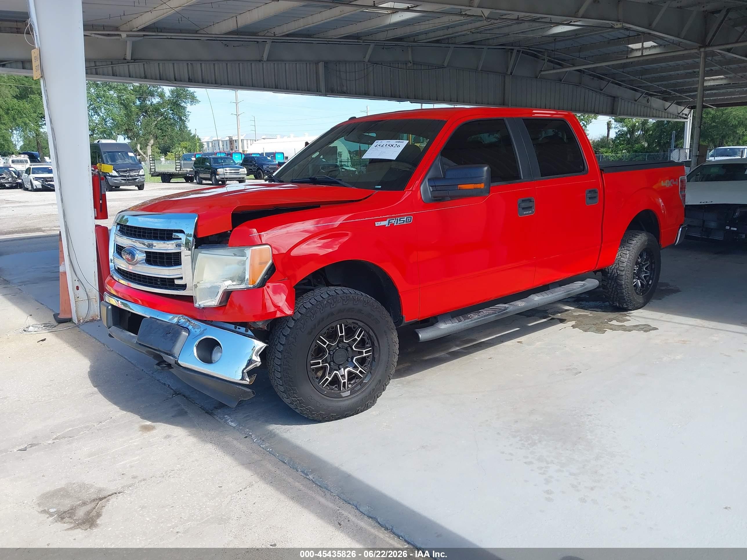 2013 Ford F-150 Fx4/king Ranch/lariat/platinum/xl/xlt Красный vin: 1FTFW1EF9DFB88600