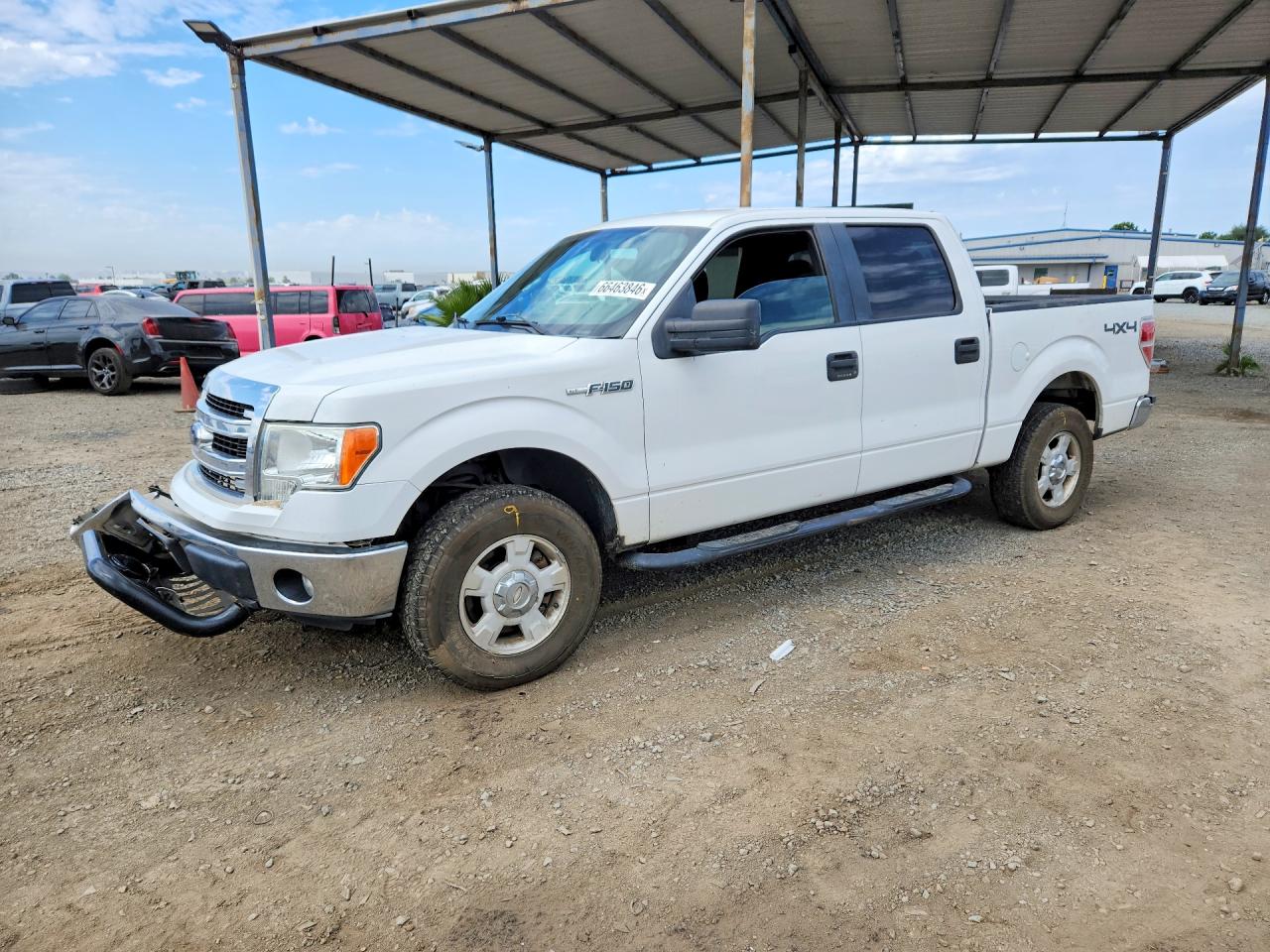 2013 Ford F150 Supercrew White vin: 1FTFW1EF9DFC36158