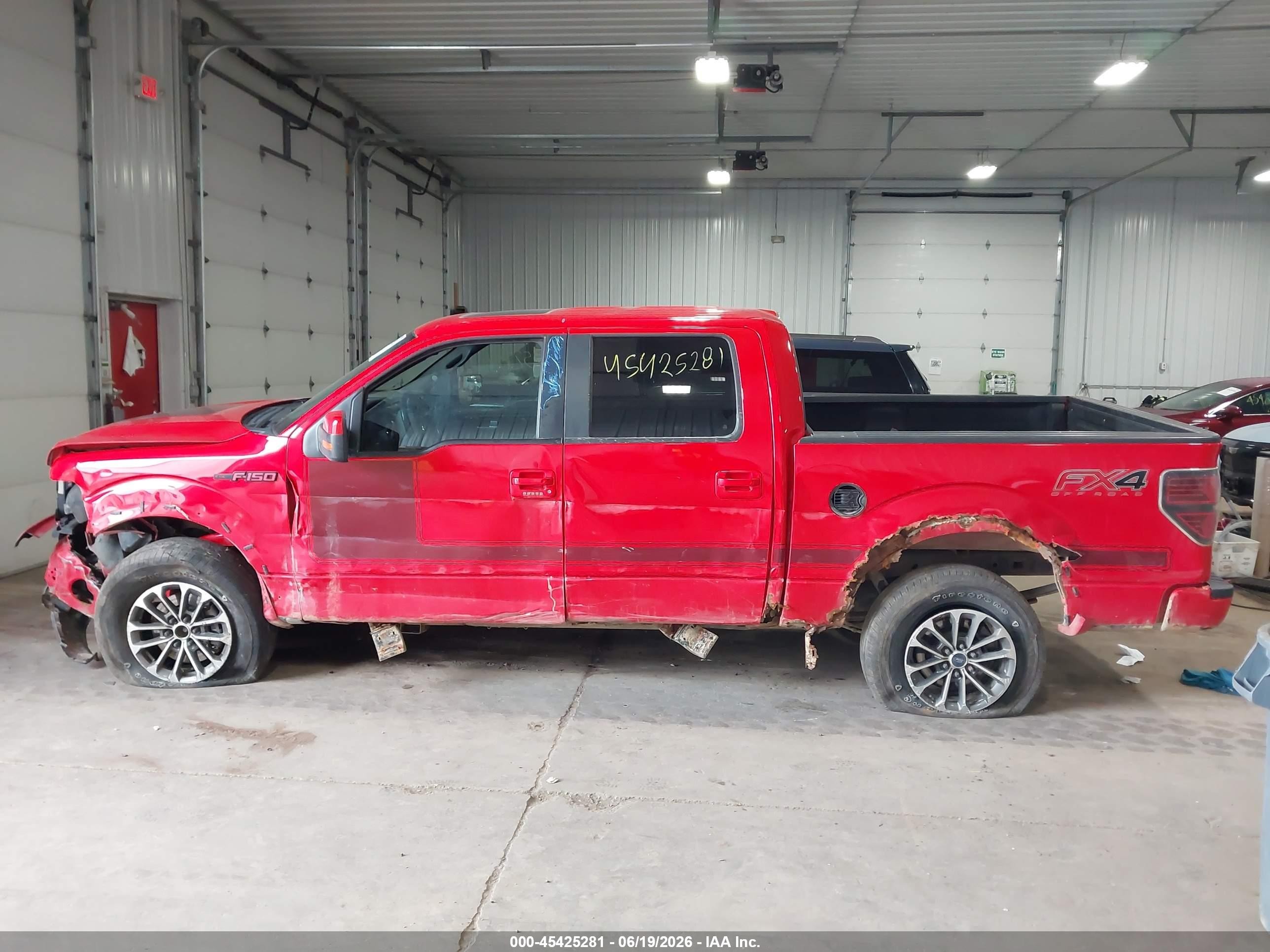 2013 Ford F-150 Fx4/king Ranch/lariat/platinum/xl/xlt Red vin: 1FTFW1EF9DFC80757
