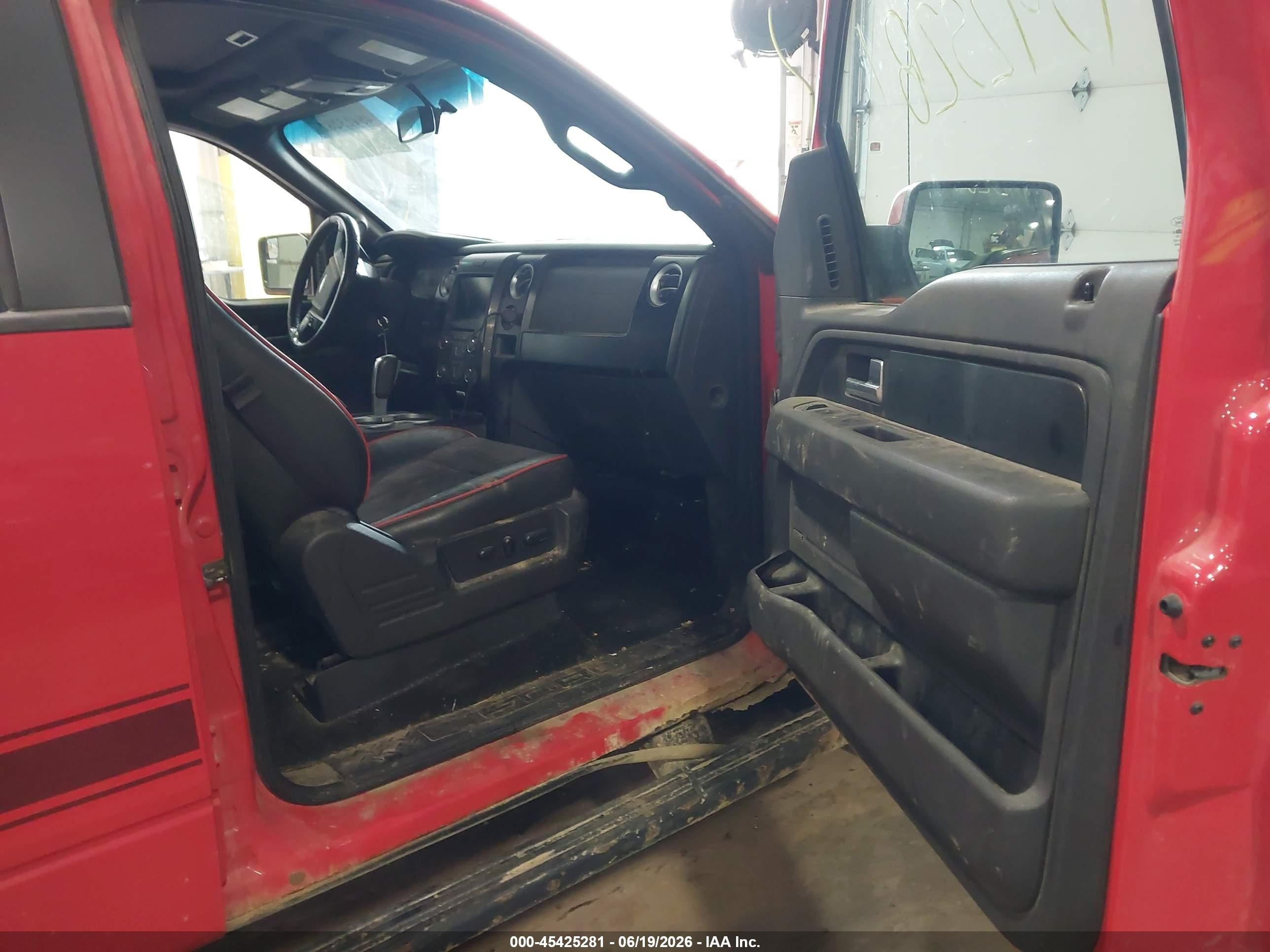 2013 Ford F-150 Fx4/king Ranch/lariat/platinum/xl/xlt Red vin: 1FTFW1EF9DFC80757