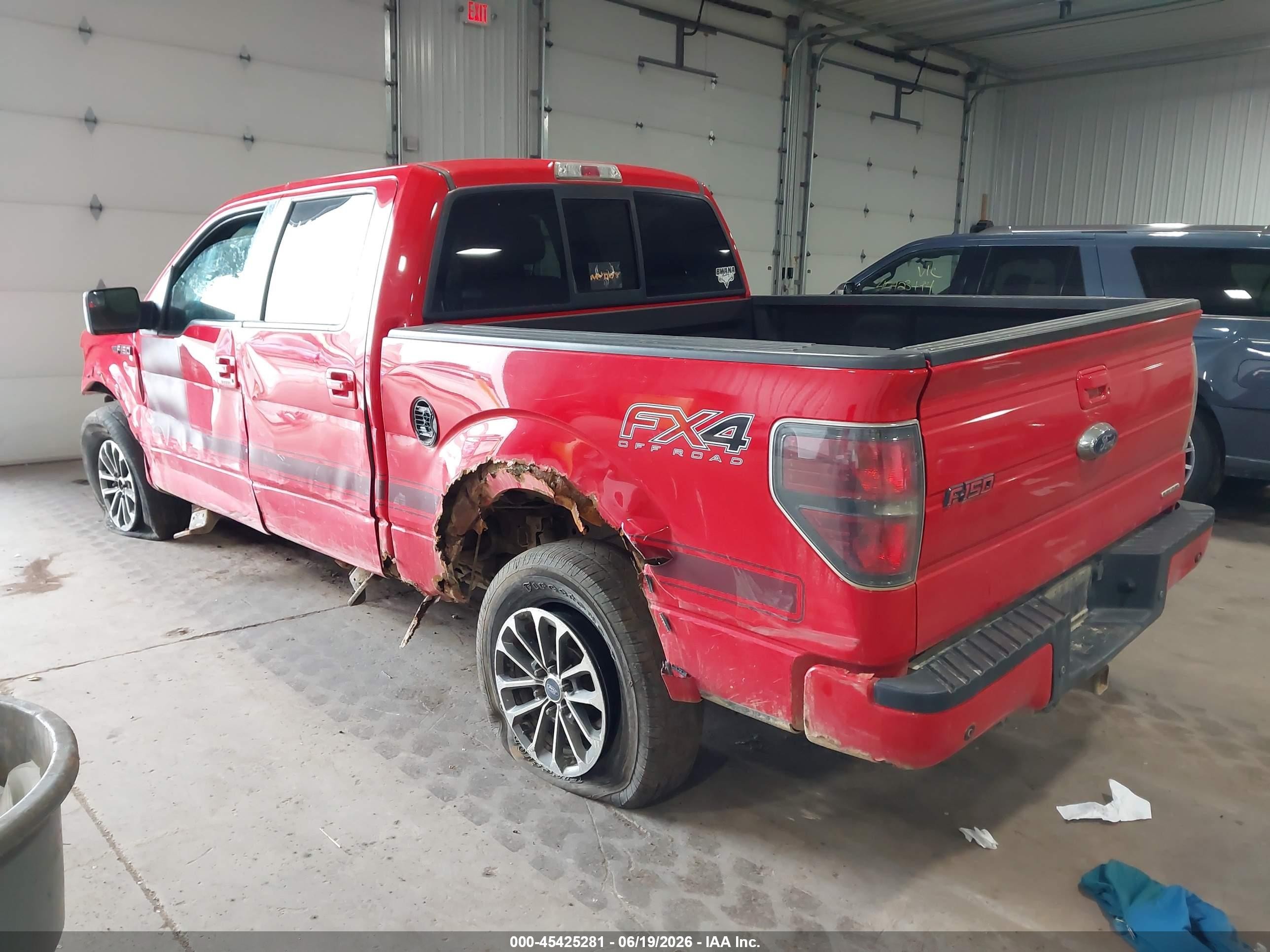 2013 Ford F-150 Fx4/king Ranch/lariat/platinum/xl/xlt Red vin: 1FTFW1EF9DFC80757