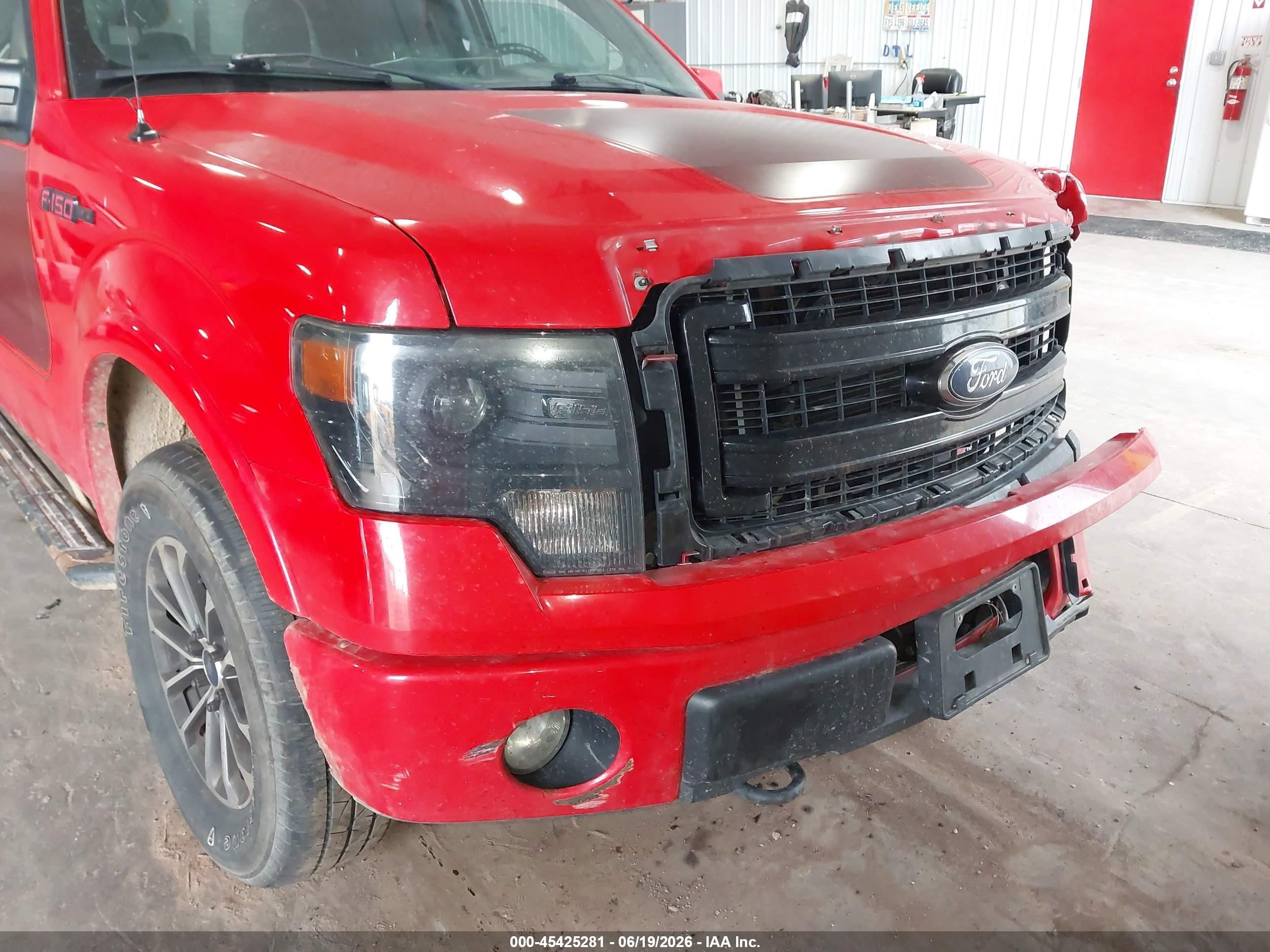 2013 Ford F-150 Fx4/king Ranch/lariat/platinum/xl/xlt Red vin: 1FTFW1EF9DFC80757