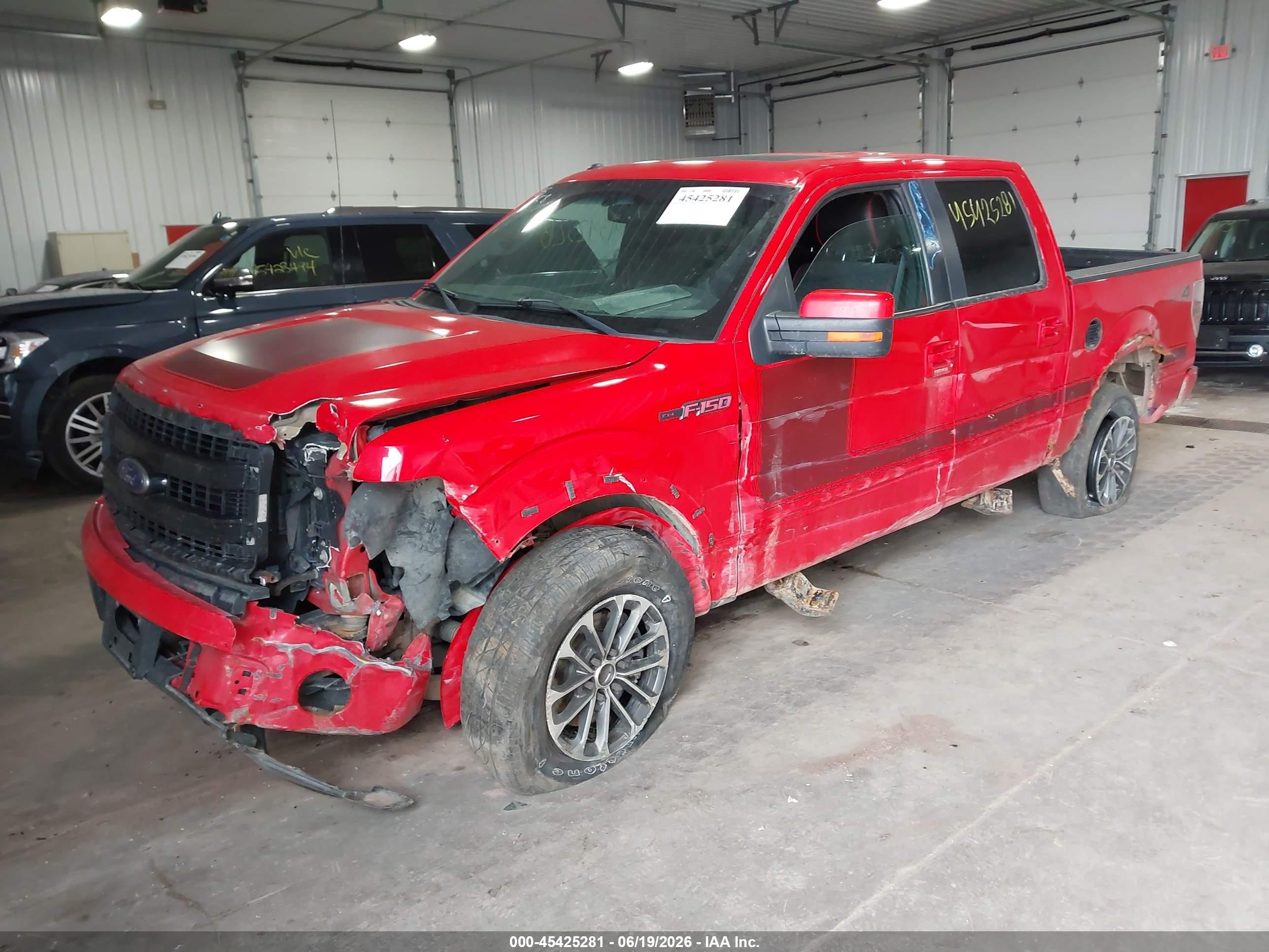 2013 Ford F-150 Fx4/king Ranch/lariat/platinum/xl/xlt Red vin: 1FTFW1EF9DFC80757