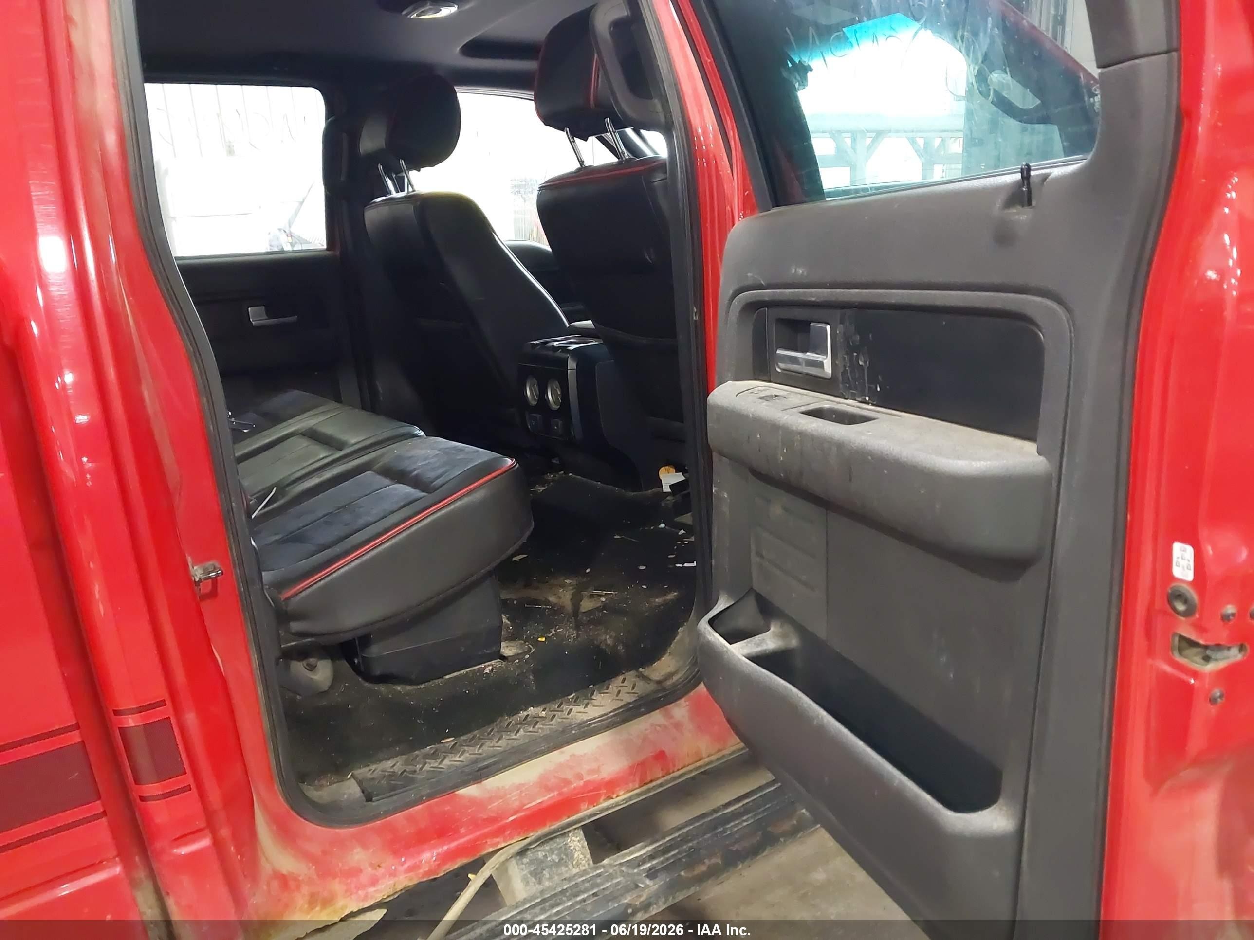 2013 Ford F-150 Fx4/king Ranch/lariat/platinum/xl/xlt Red vin: 1FTFW1EF9DFC80757
