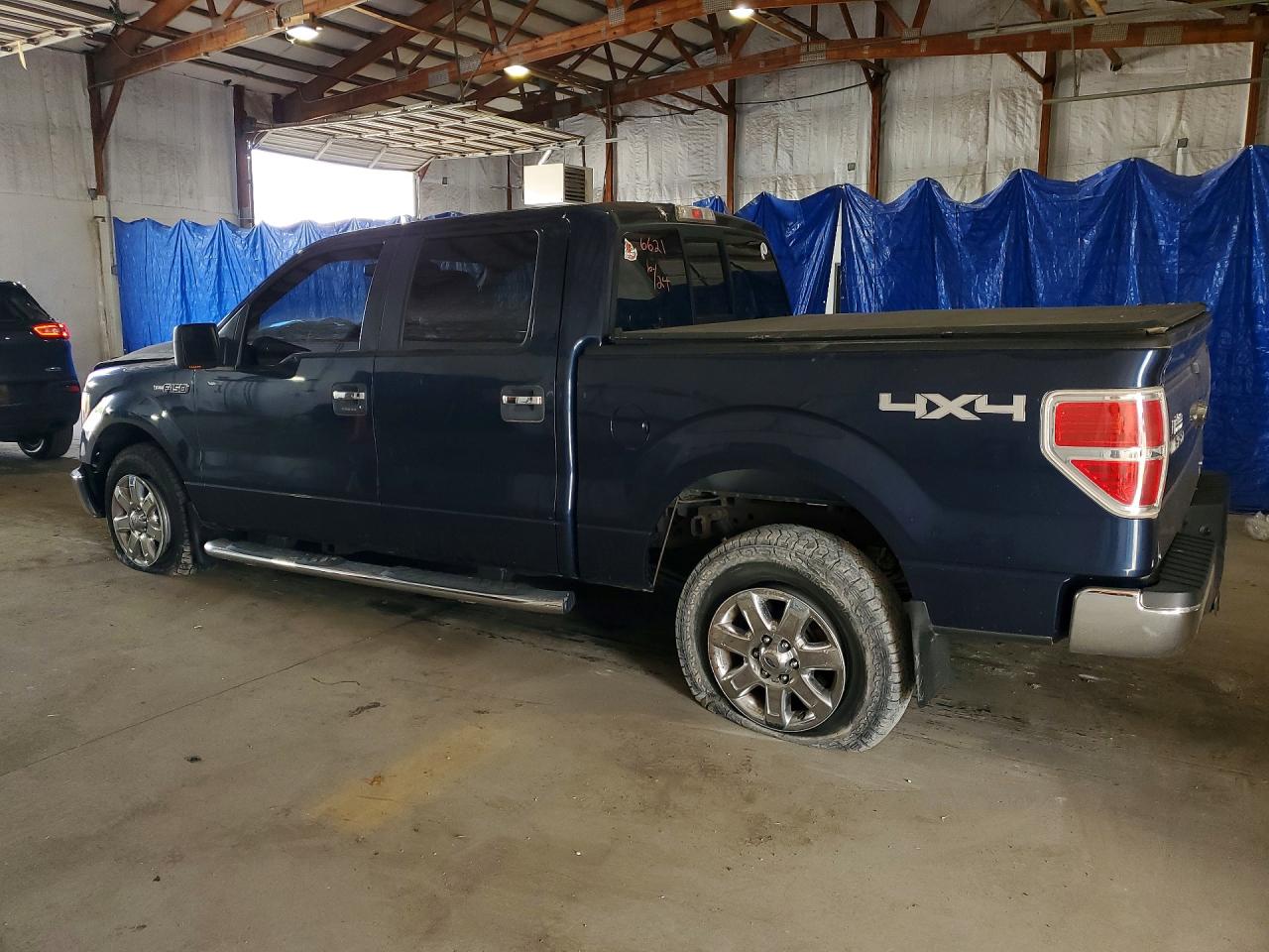 2013 Ford F150 Supercrew Blue vin: 1FTFW1EF9DFD66621