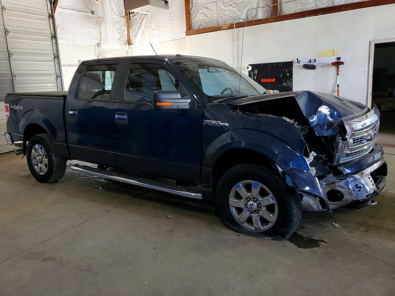 2013 Ford F150 Supercrew Blue vin: 1FTFW1EF9DFD66621