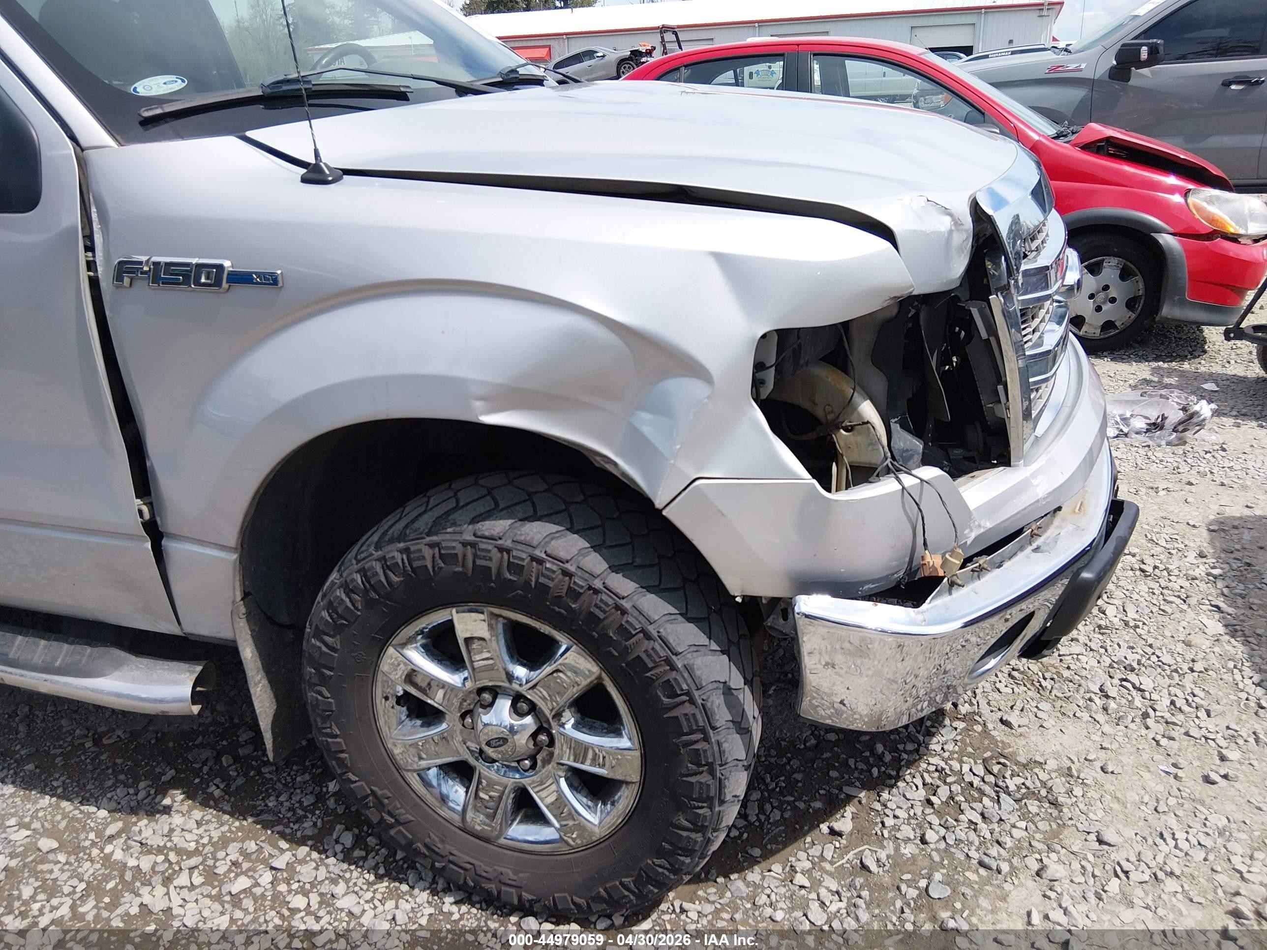 2013 Ford F-150 Xlt Silver vin: 1FTFW1EF9DKD55044